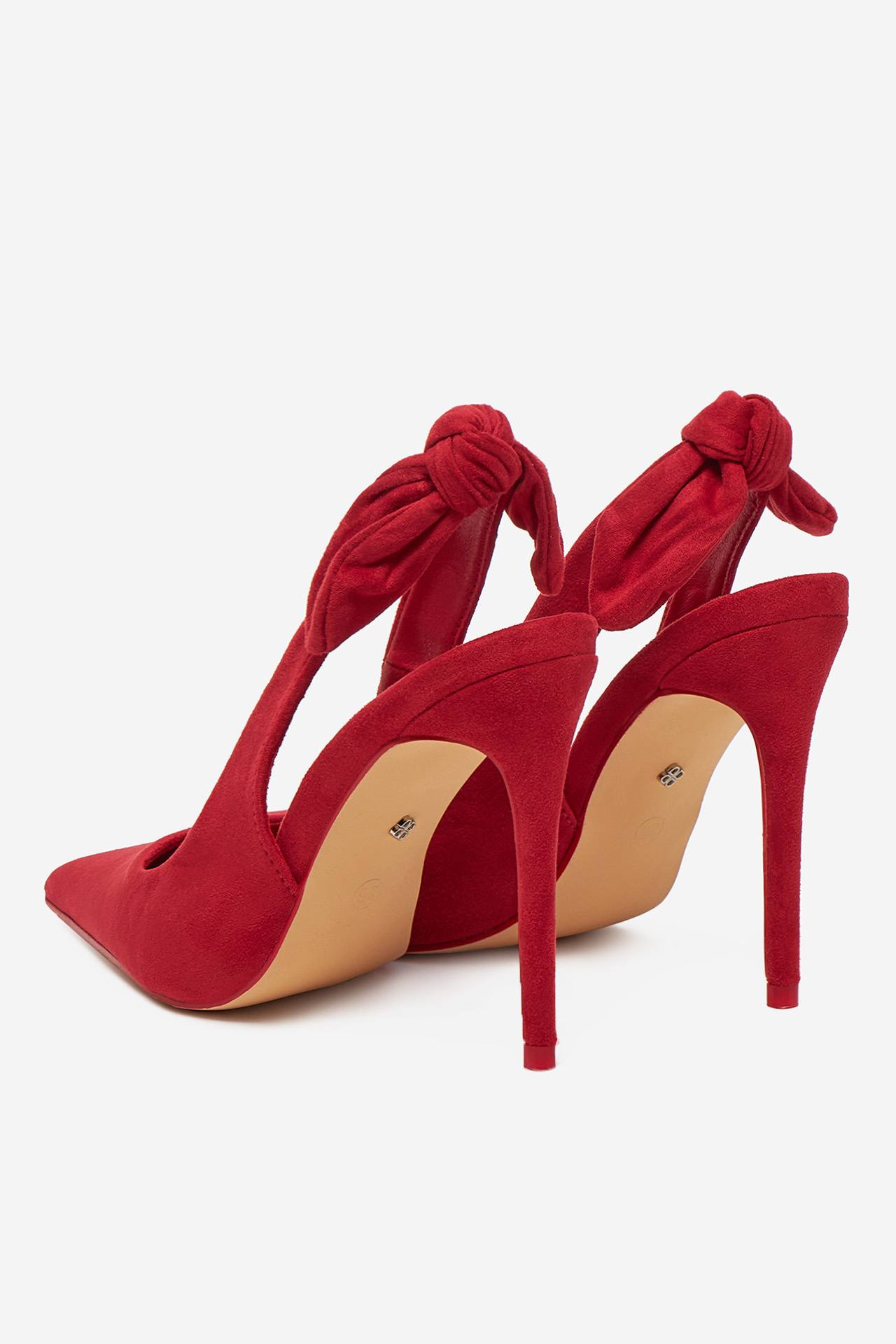 Čevlji z visoko peto Rdeča