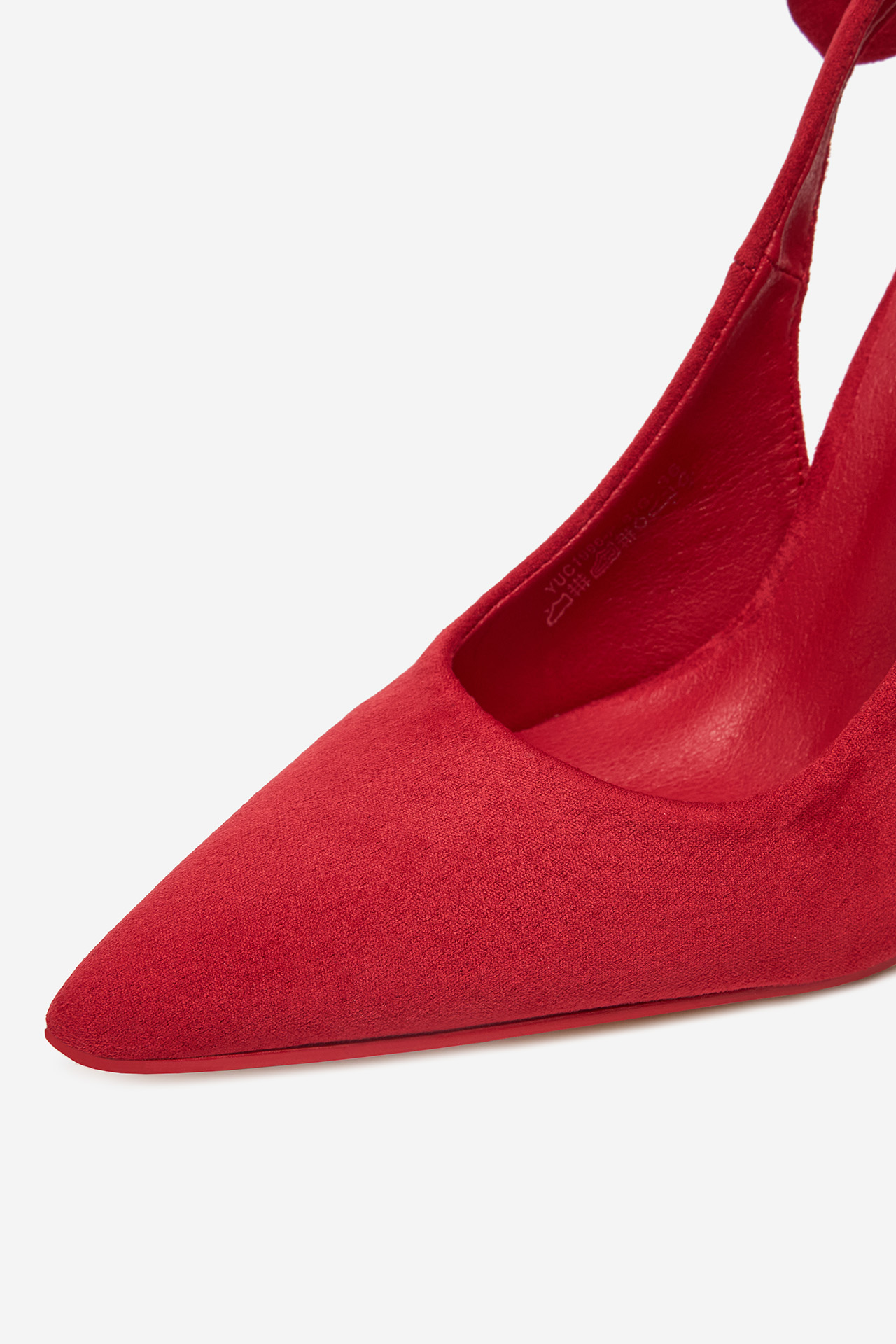 Čevlji z visoko peto Rdeča