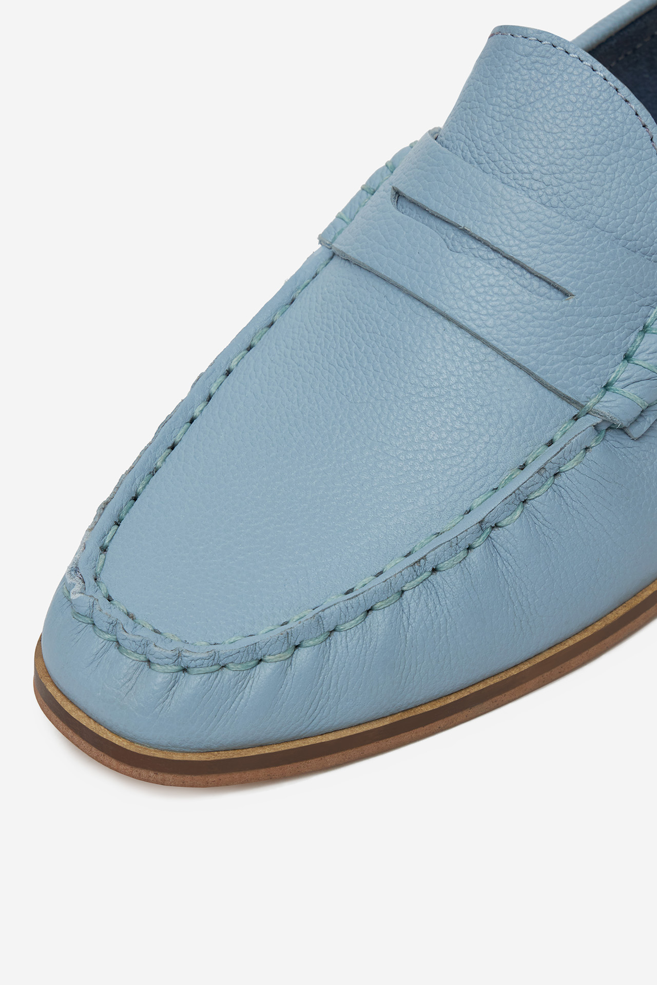 Mokasíny BLANKYTNĚ MODRÁ