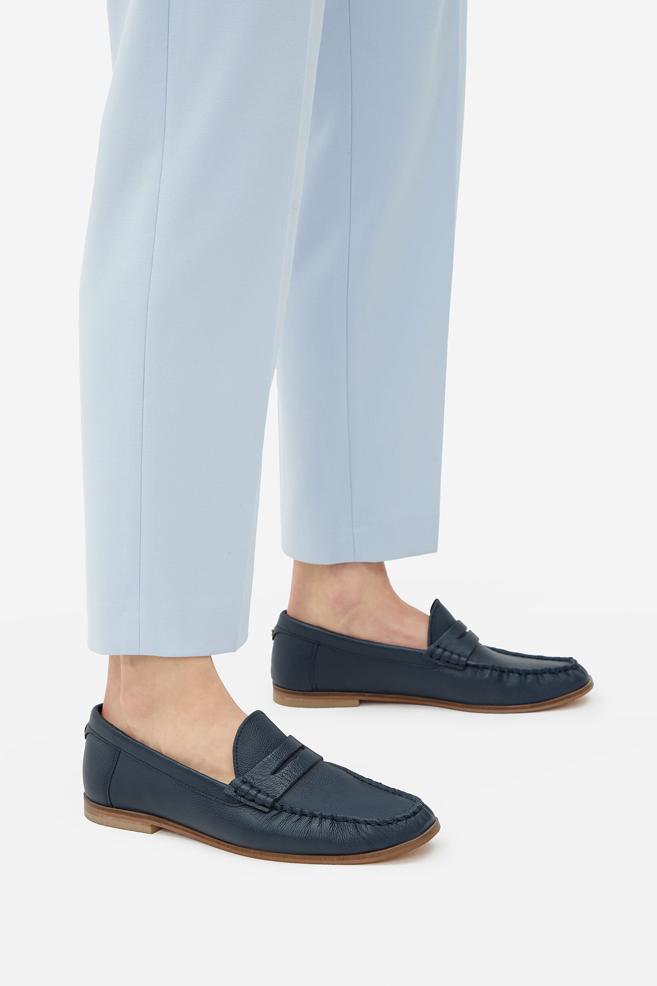 Mokasíny TMAVĚ MODRÁ