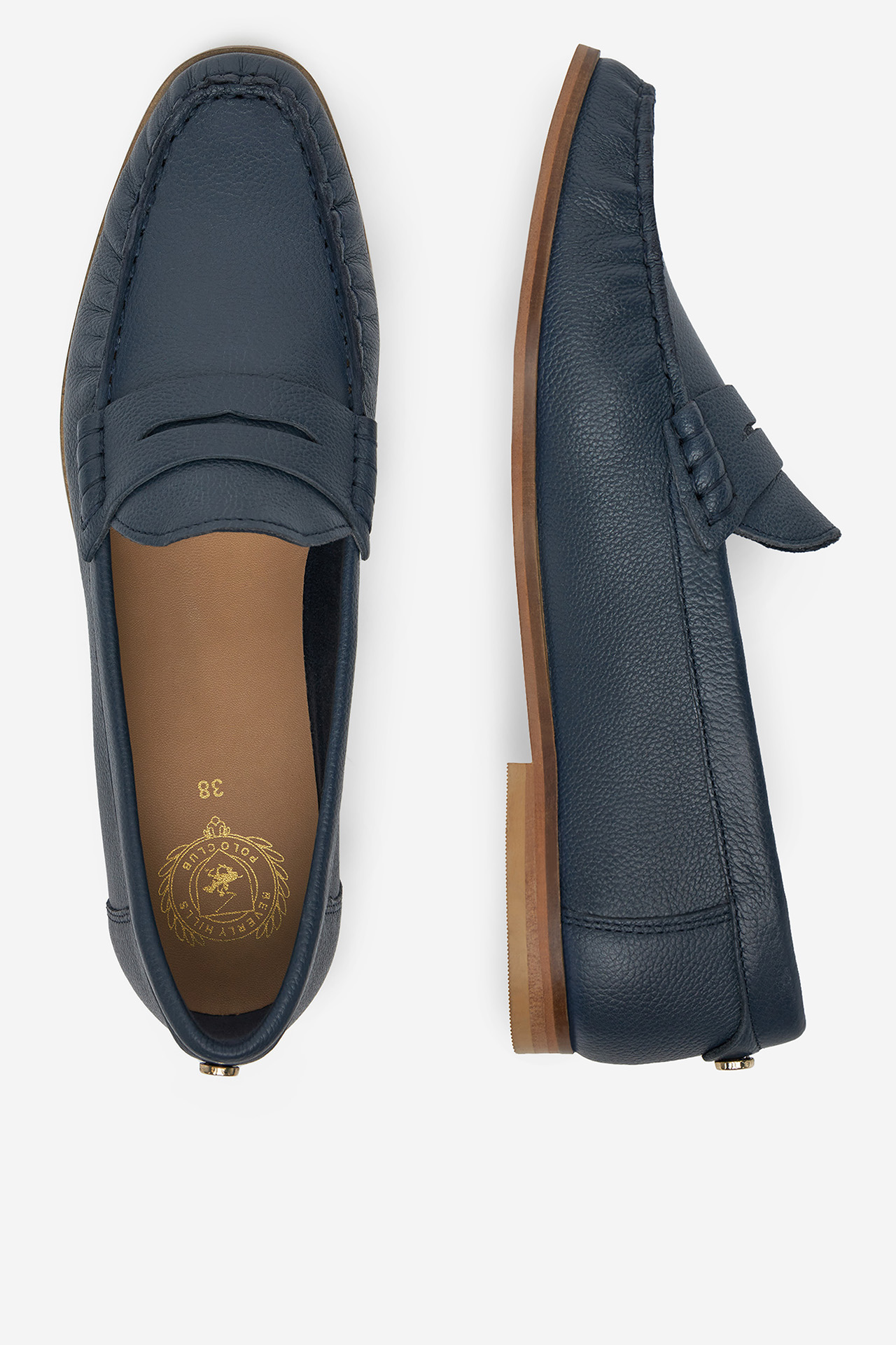 Mokasíny TMAVĚ MODRÁ