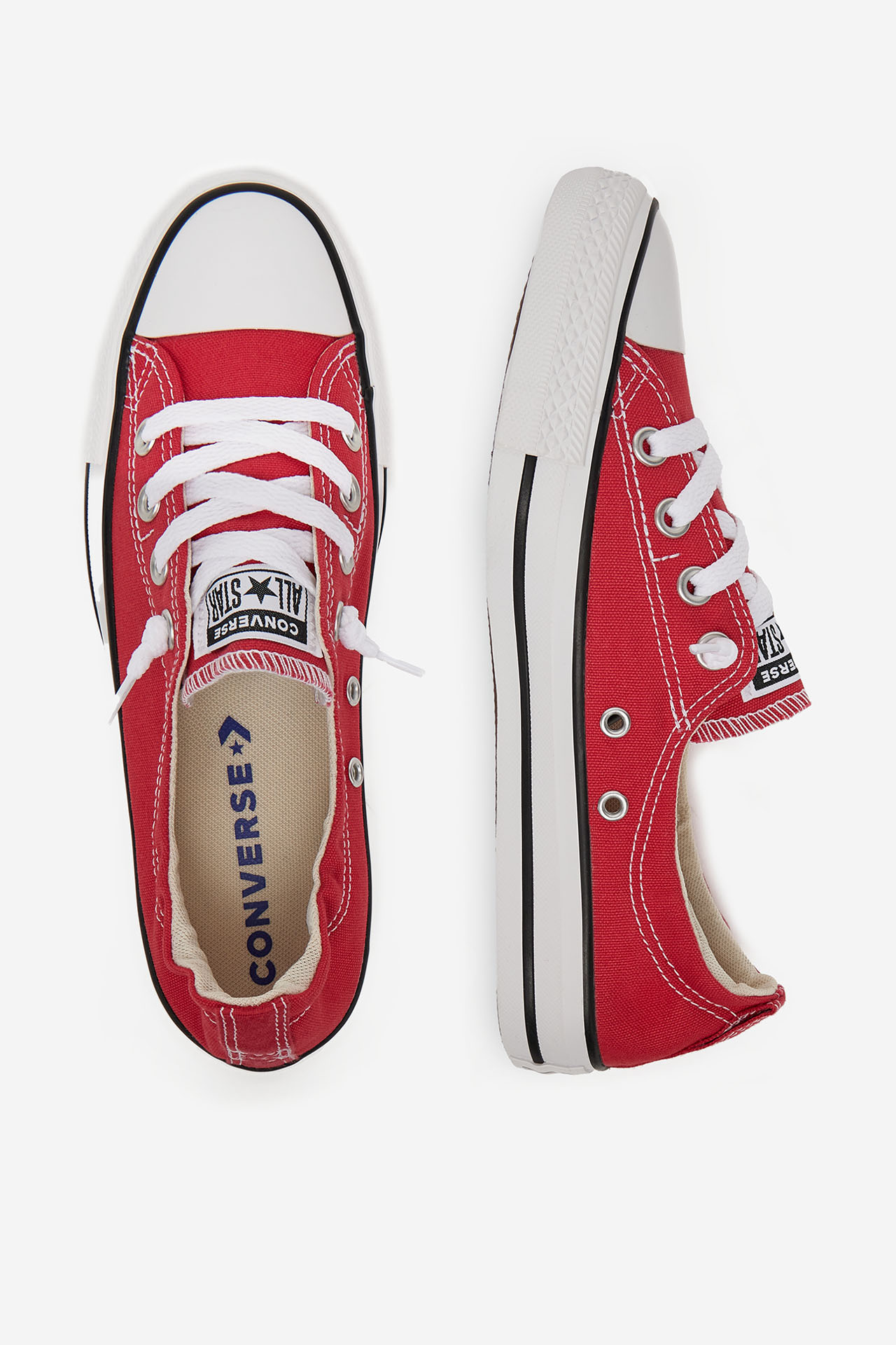 Plátěná obuv ČERVENÁ