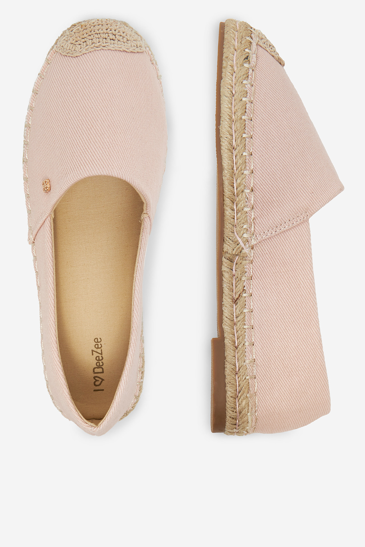 Espadrilky Svetlo ružová