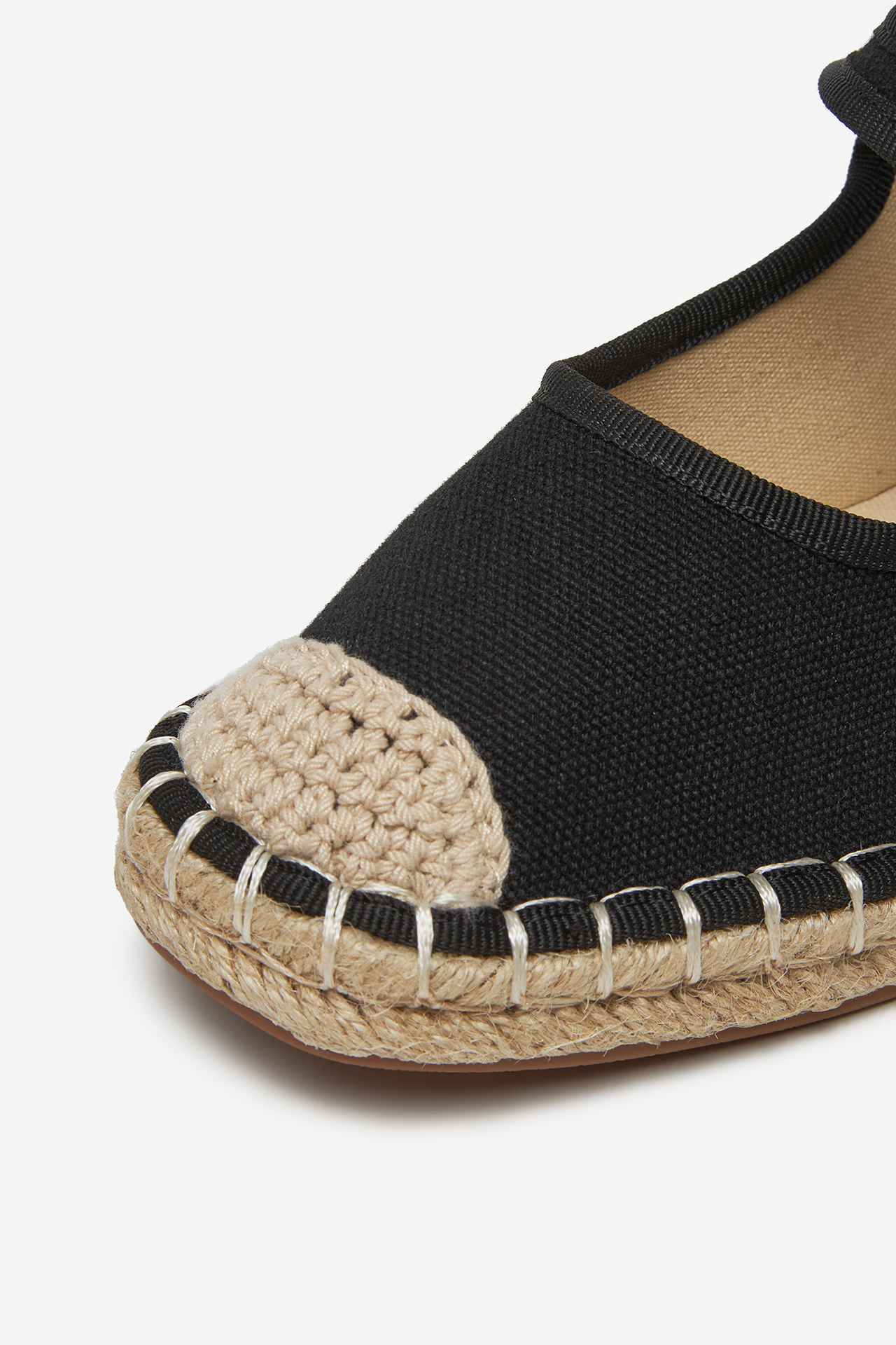 Espadrilky ČERNÁ