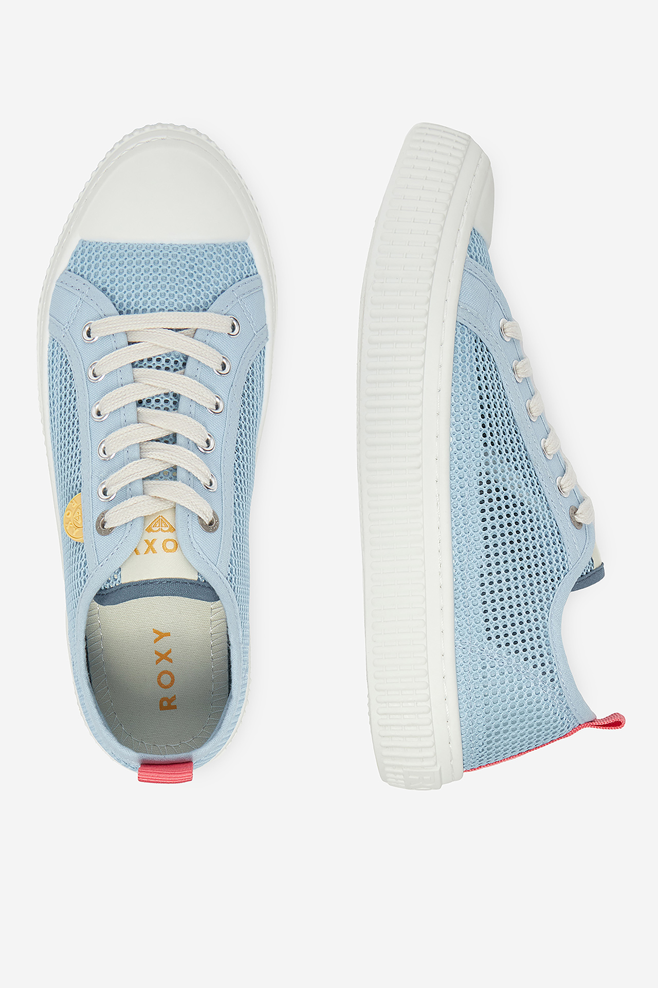 Plátěná obuv SVĚTLE MODRÁ