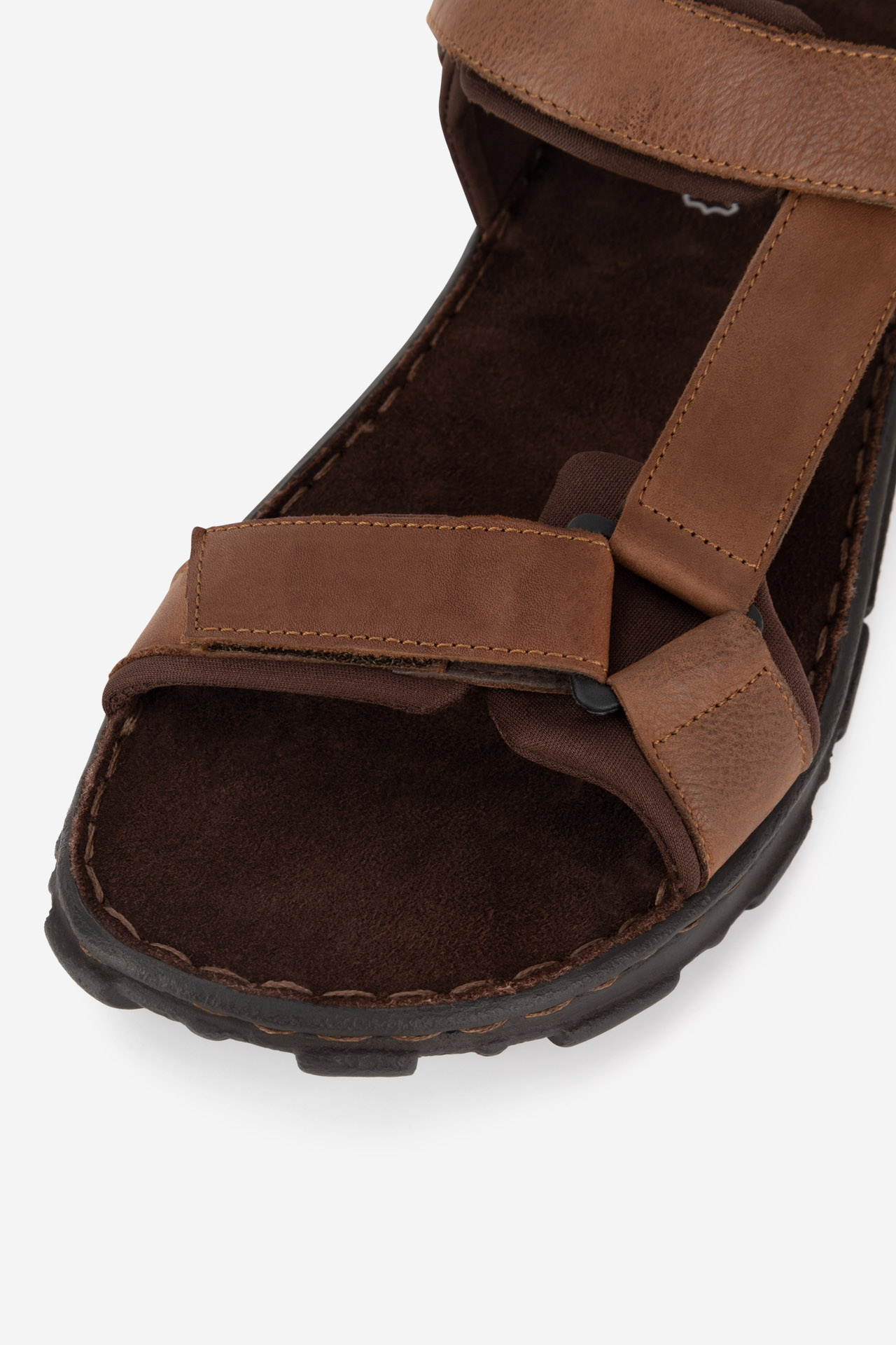 Sandály SVĚTLE HNĚDÁ