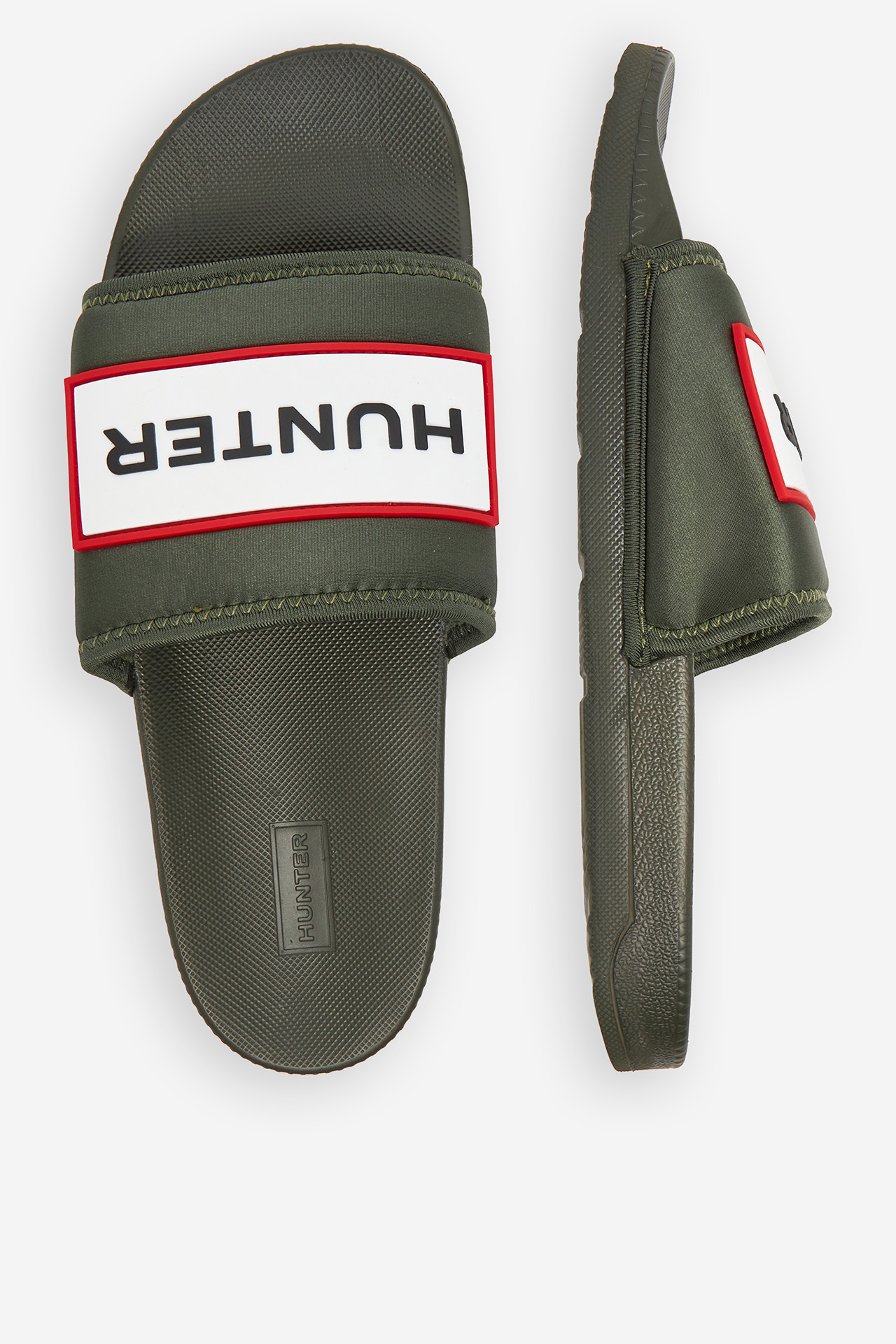 Pantofle TMAVOZELENÁ