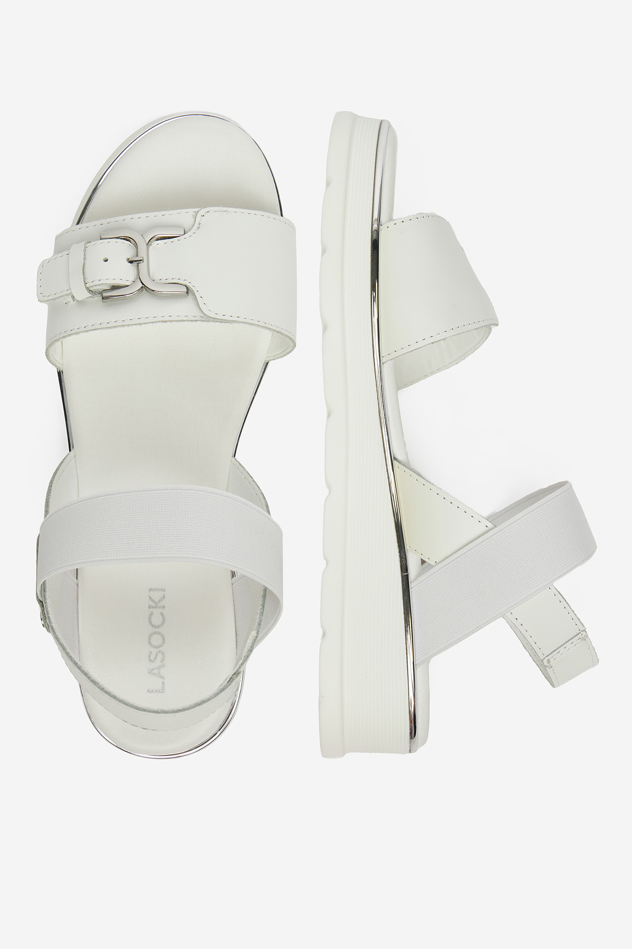 Sandály Bílá