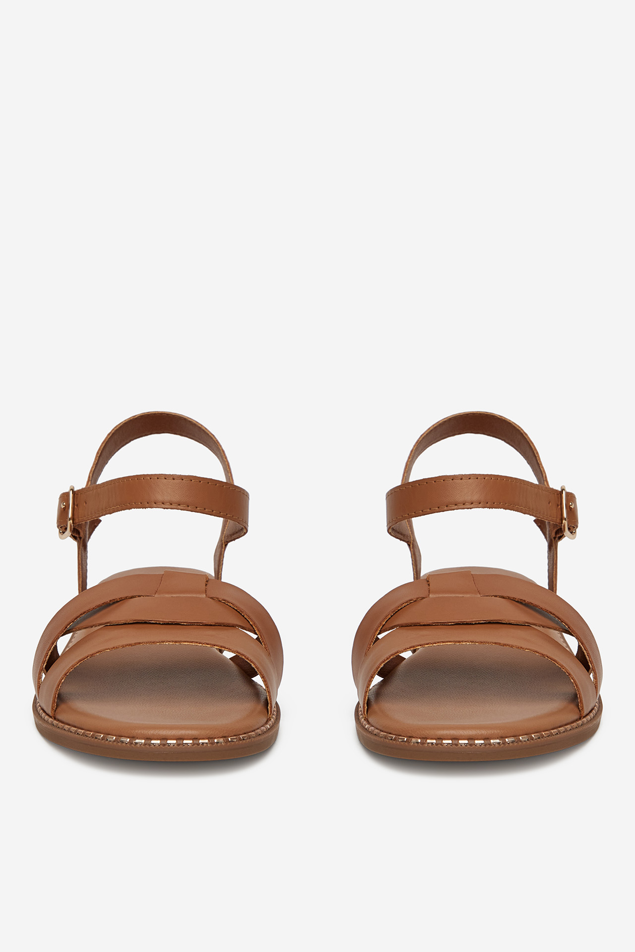 Sandály Hnědá