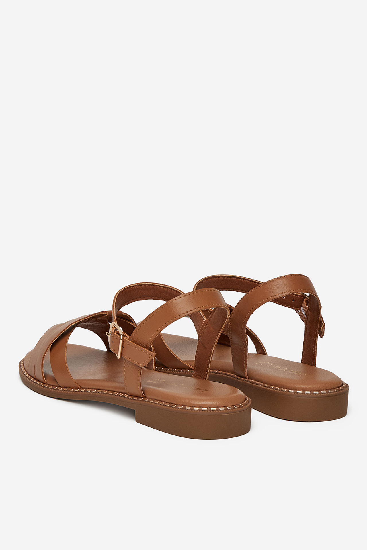 Sandály Hnědá