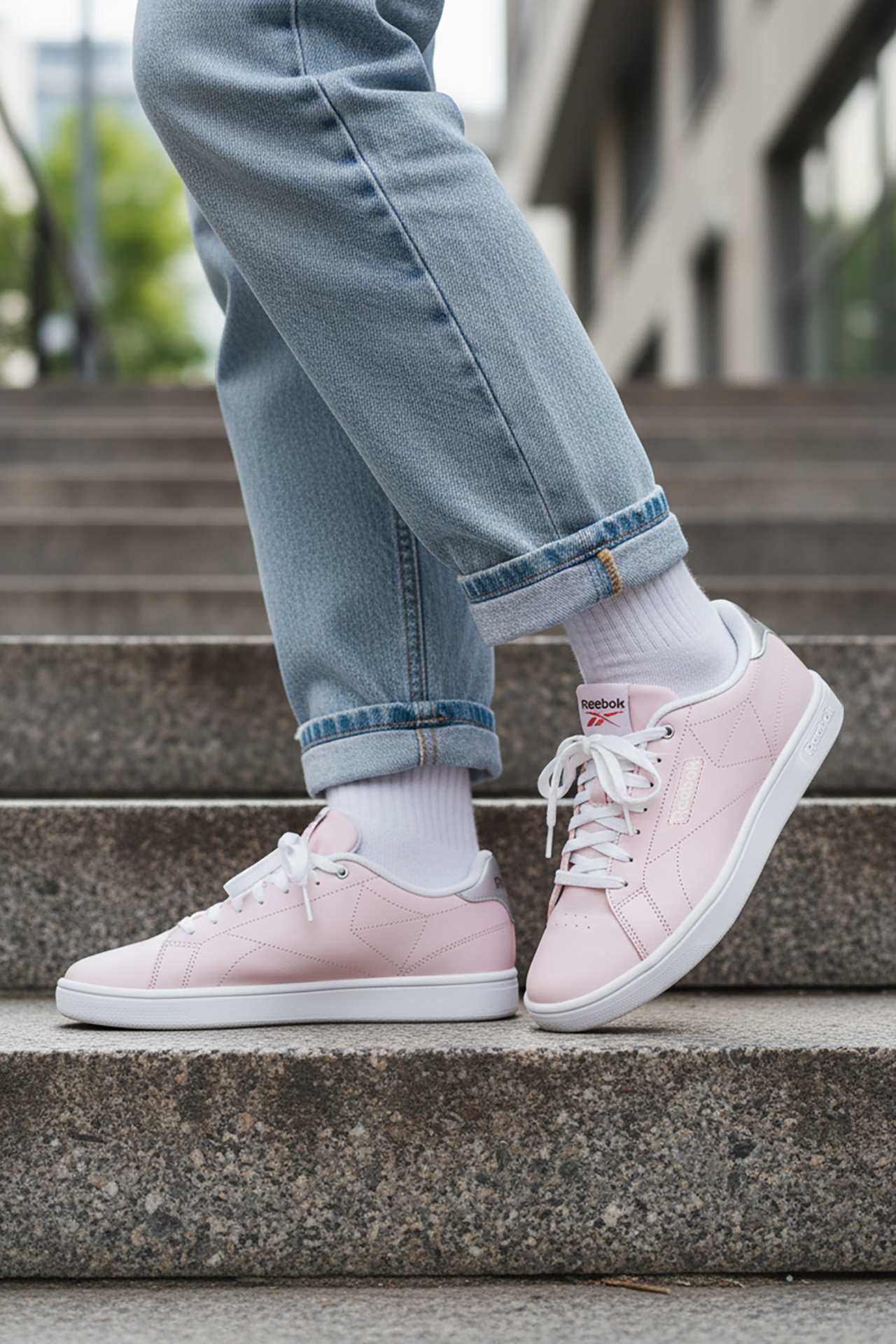 Sneakersy Pudrově růžová