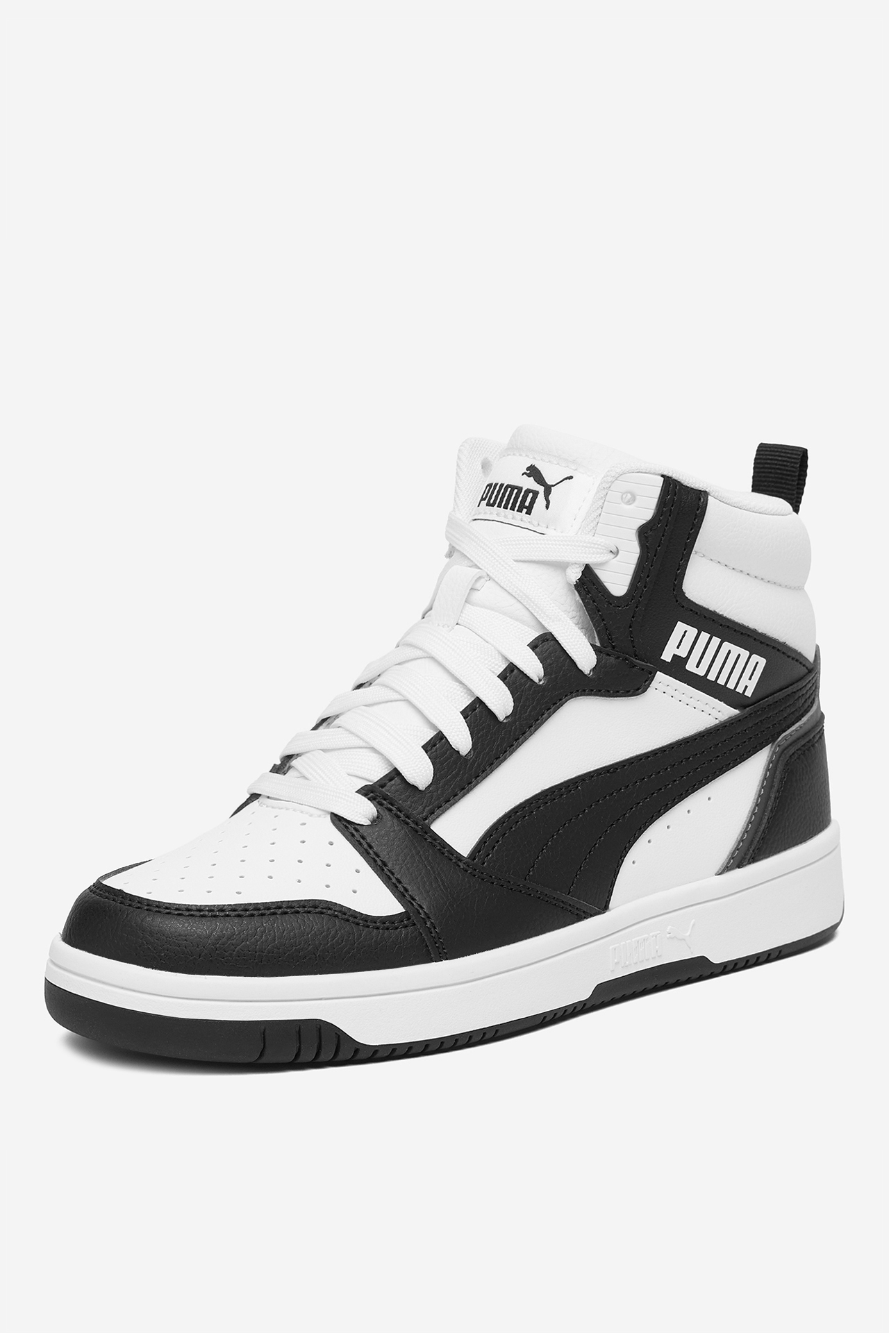Obuwie sportowe PUMA WB-REBOUND V6 MID JR 39383101 Biały