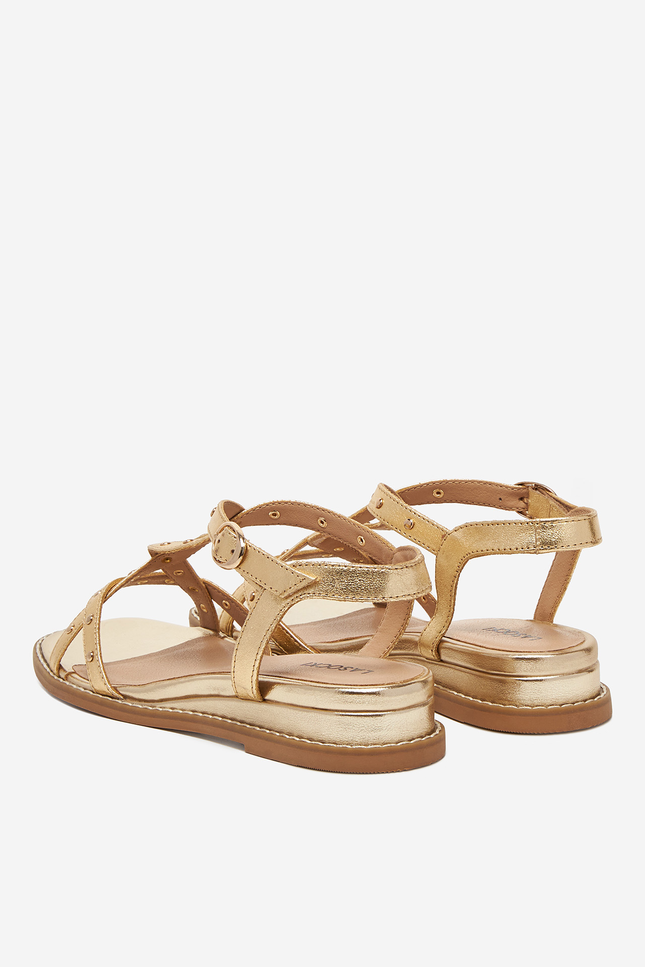 Sandály Zlatá