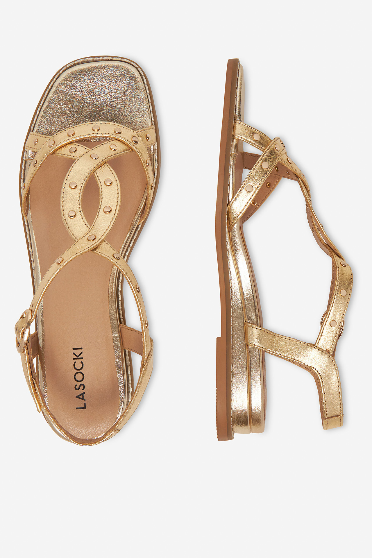 Sandály Zlatá