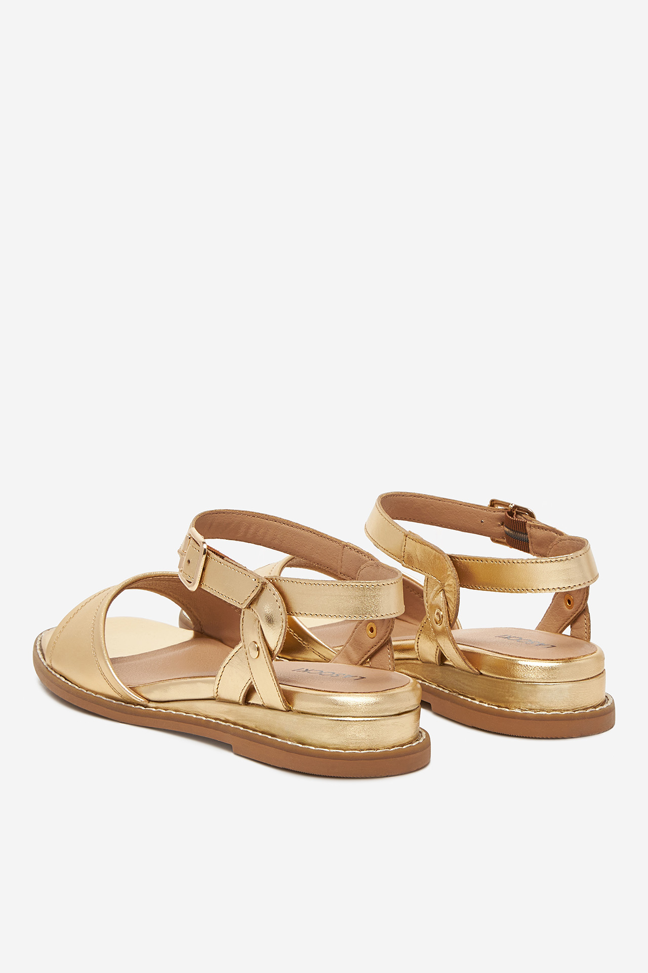 Sandály Zlatá