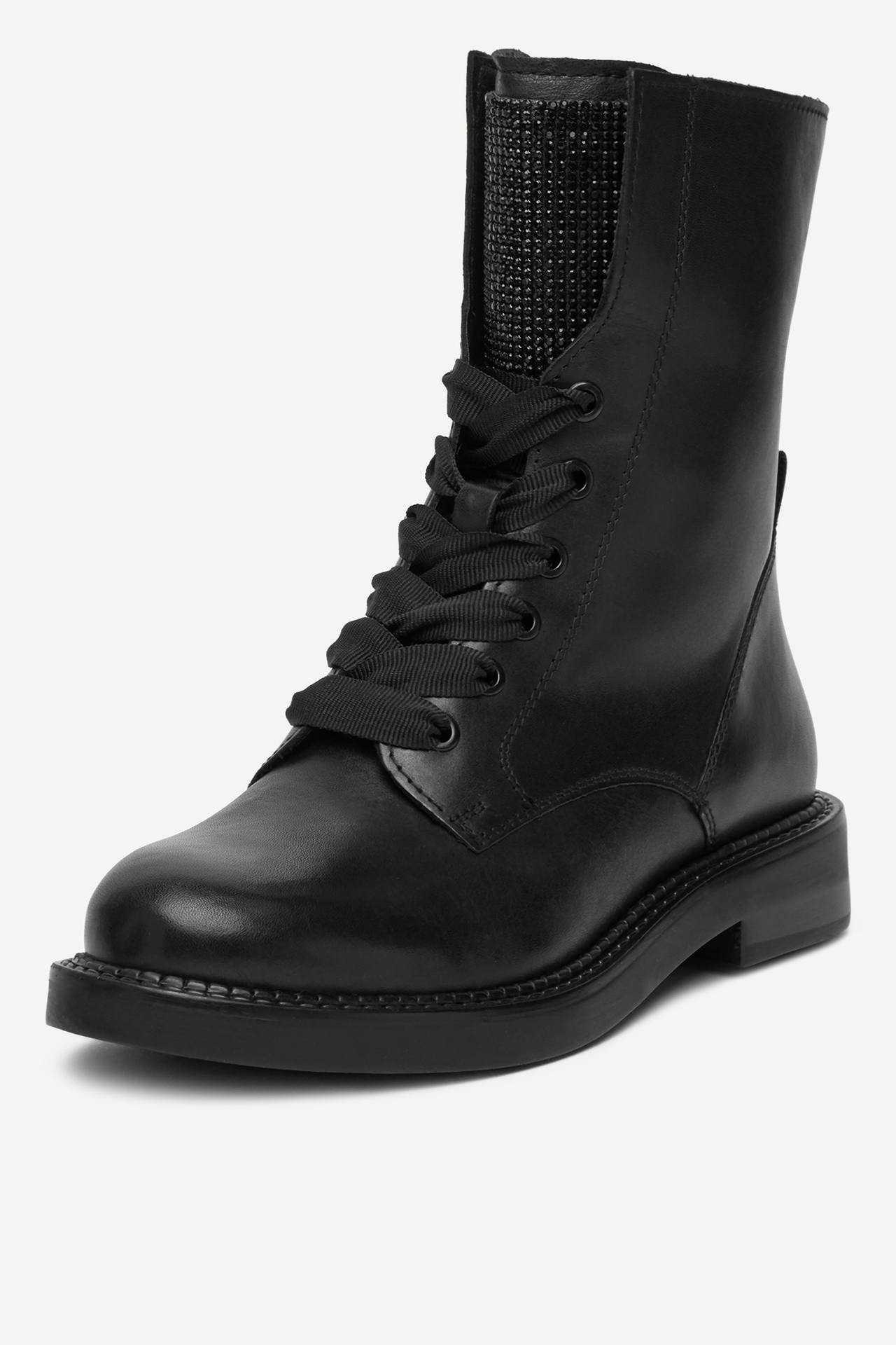 Šnurovacie topánky Čierna