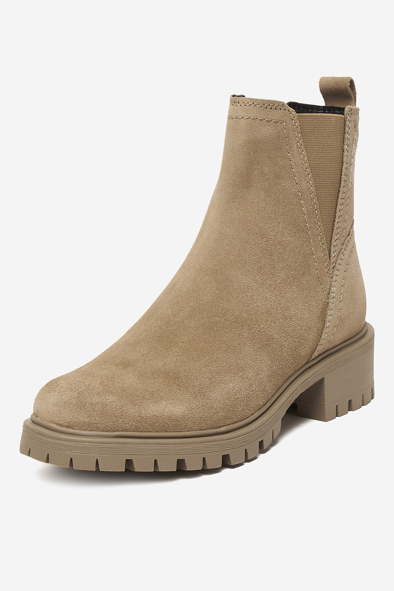 Členková obuv Tmavo béžová