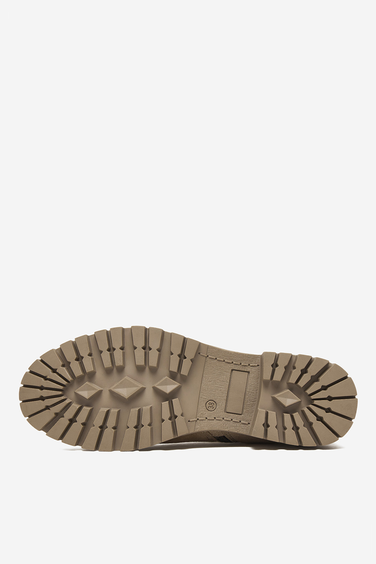 Členková obuv Tmavo béžová