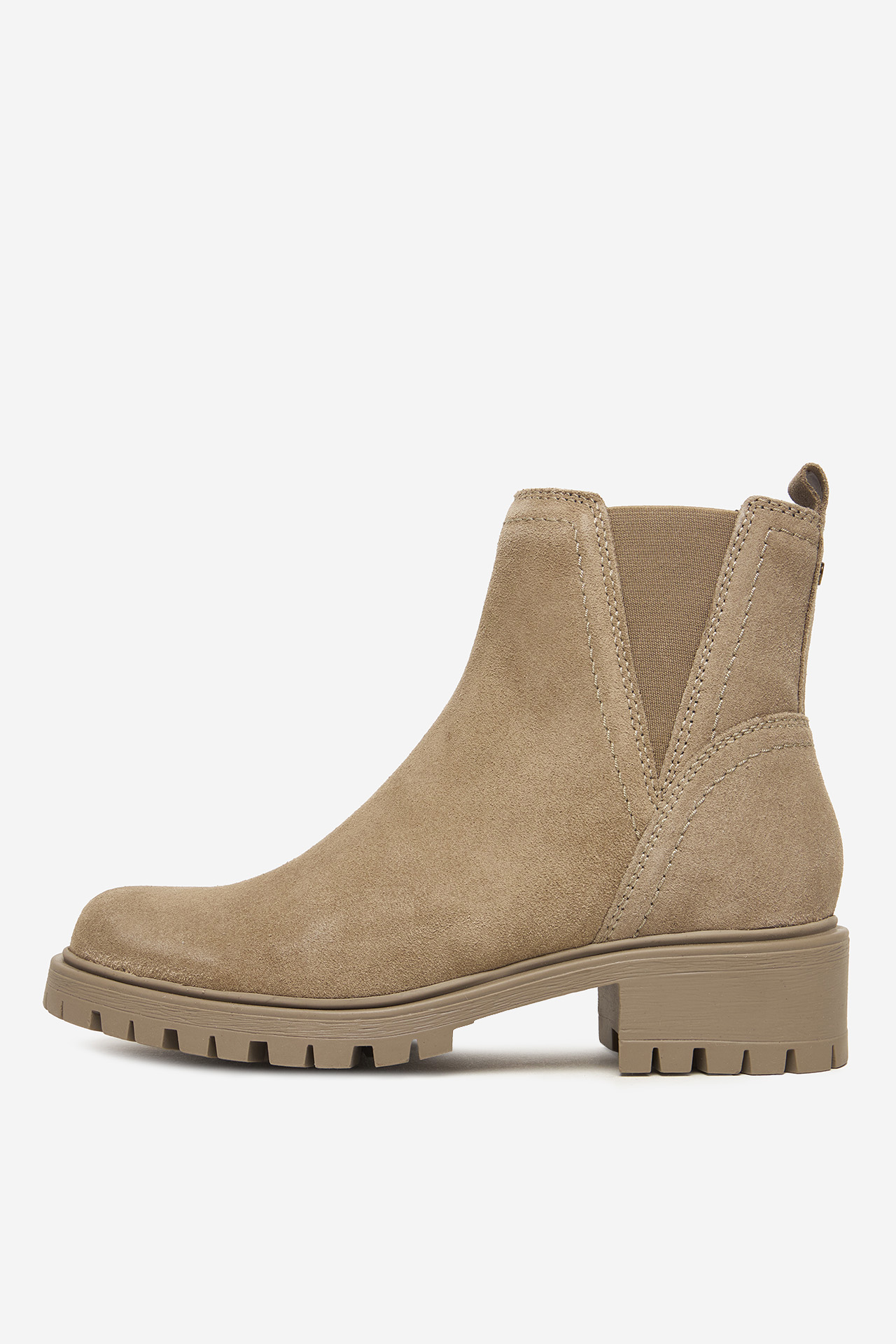 Členková obuv Tmavo béžová