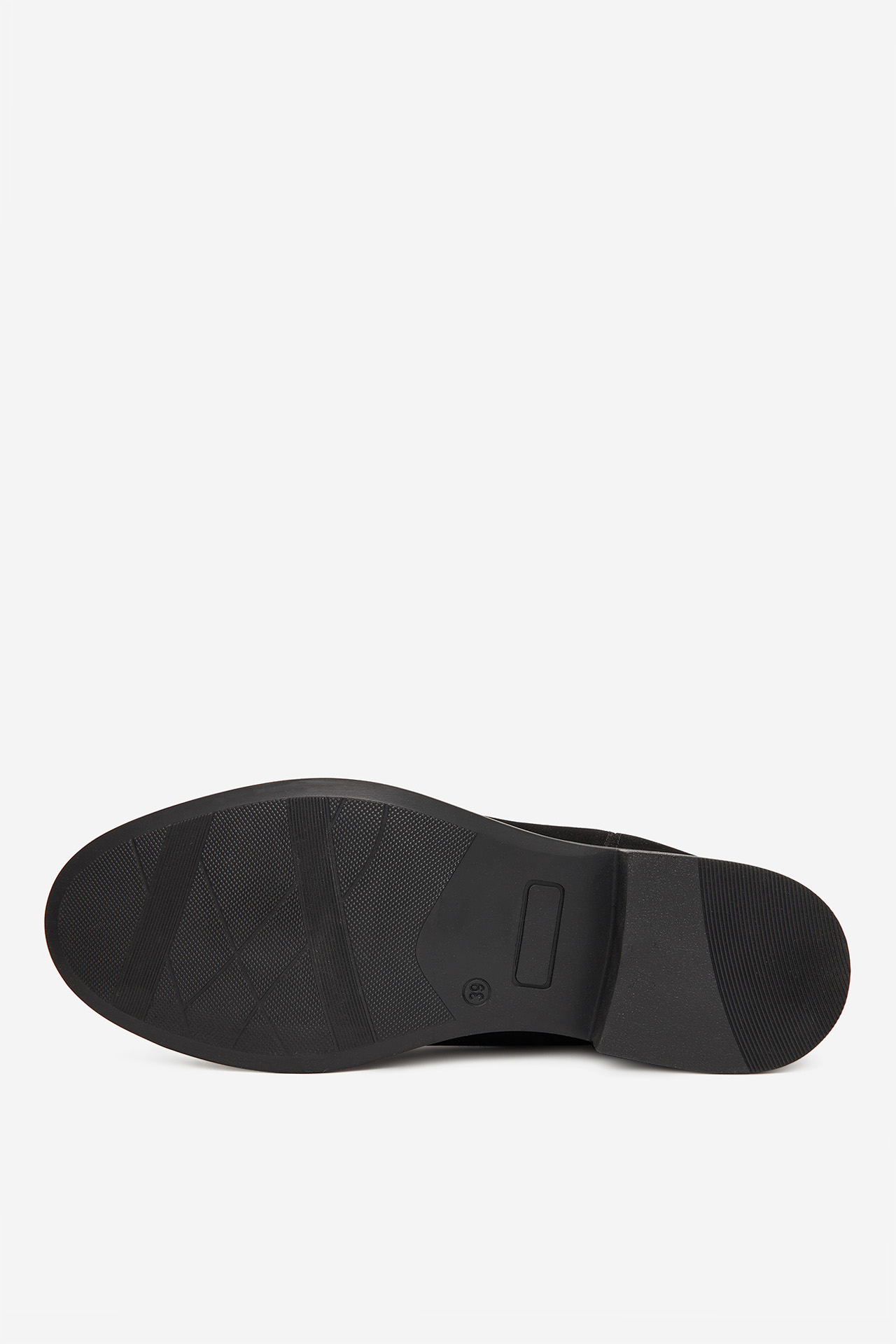 Kotníková obuv s elastickým prvkem Černá