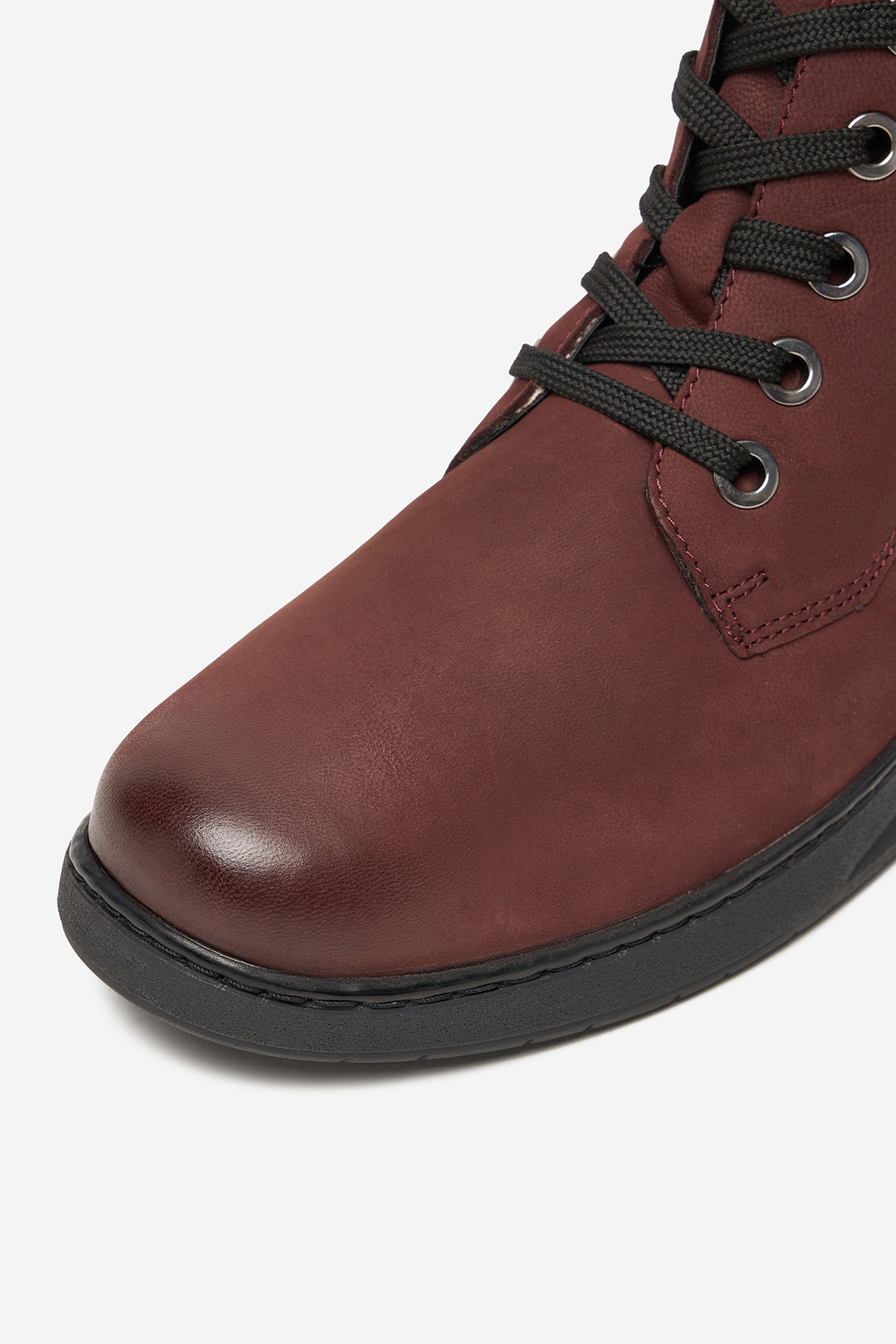 Kotníková obuv Vínový