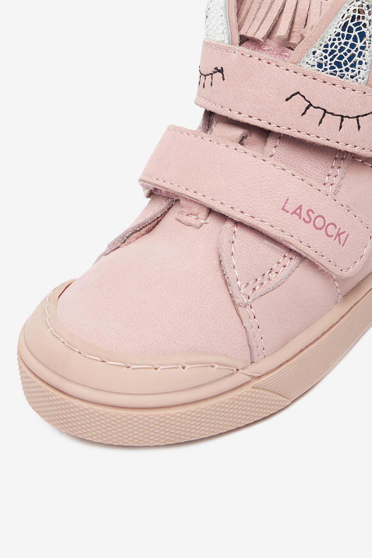 Kotníková obuv Světle růžová