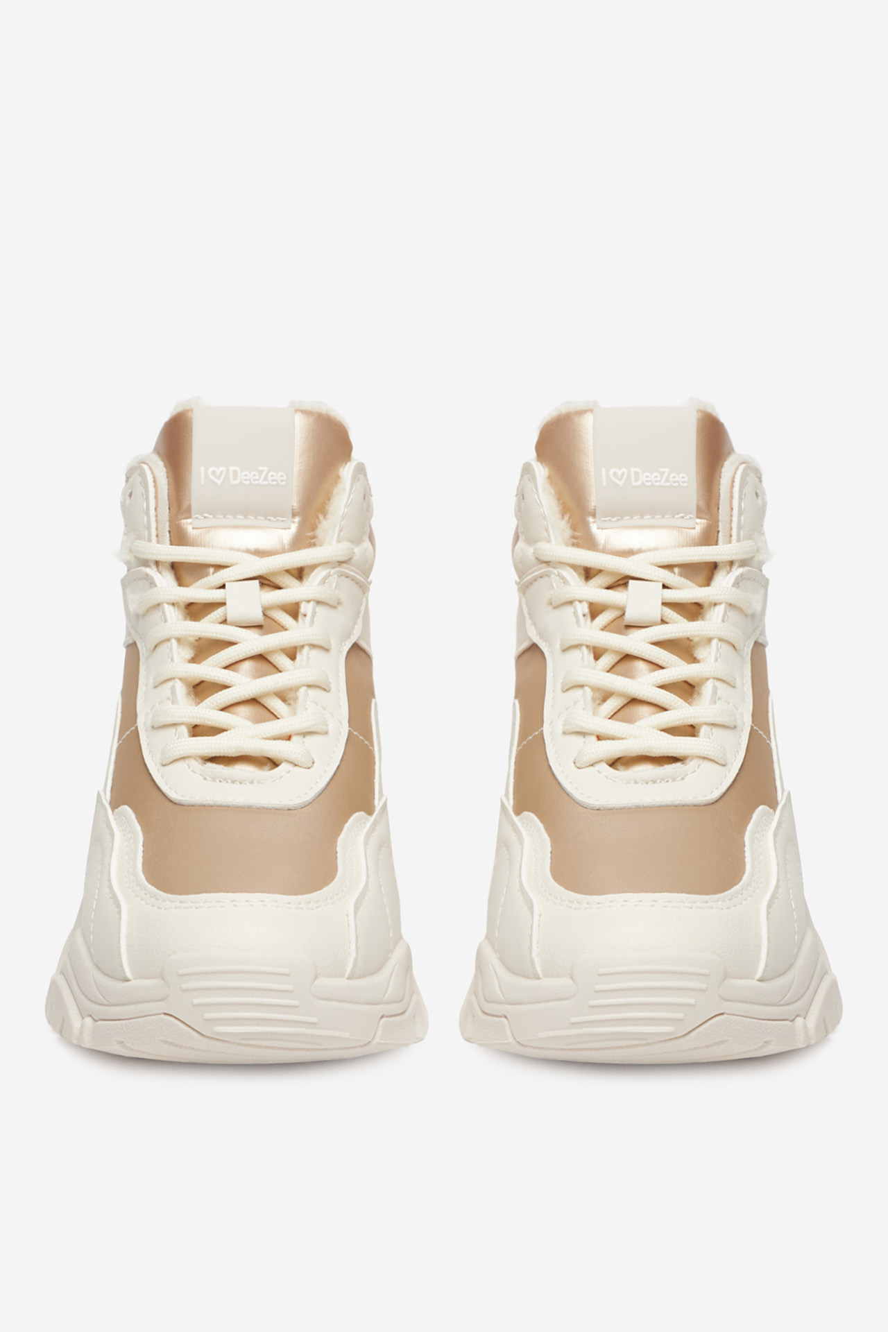 Kotníková obuv Krémová