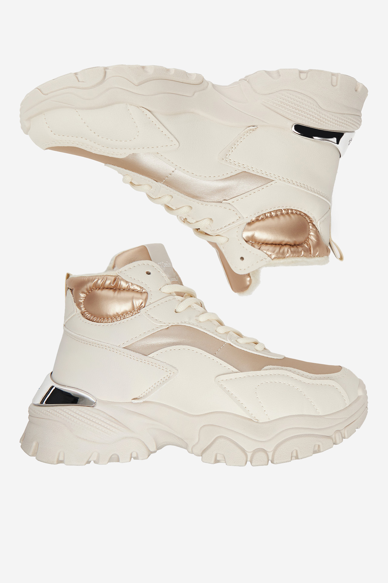 Kotníková obuv Krémová