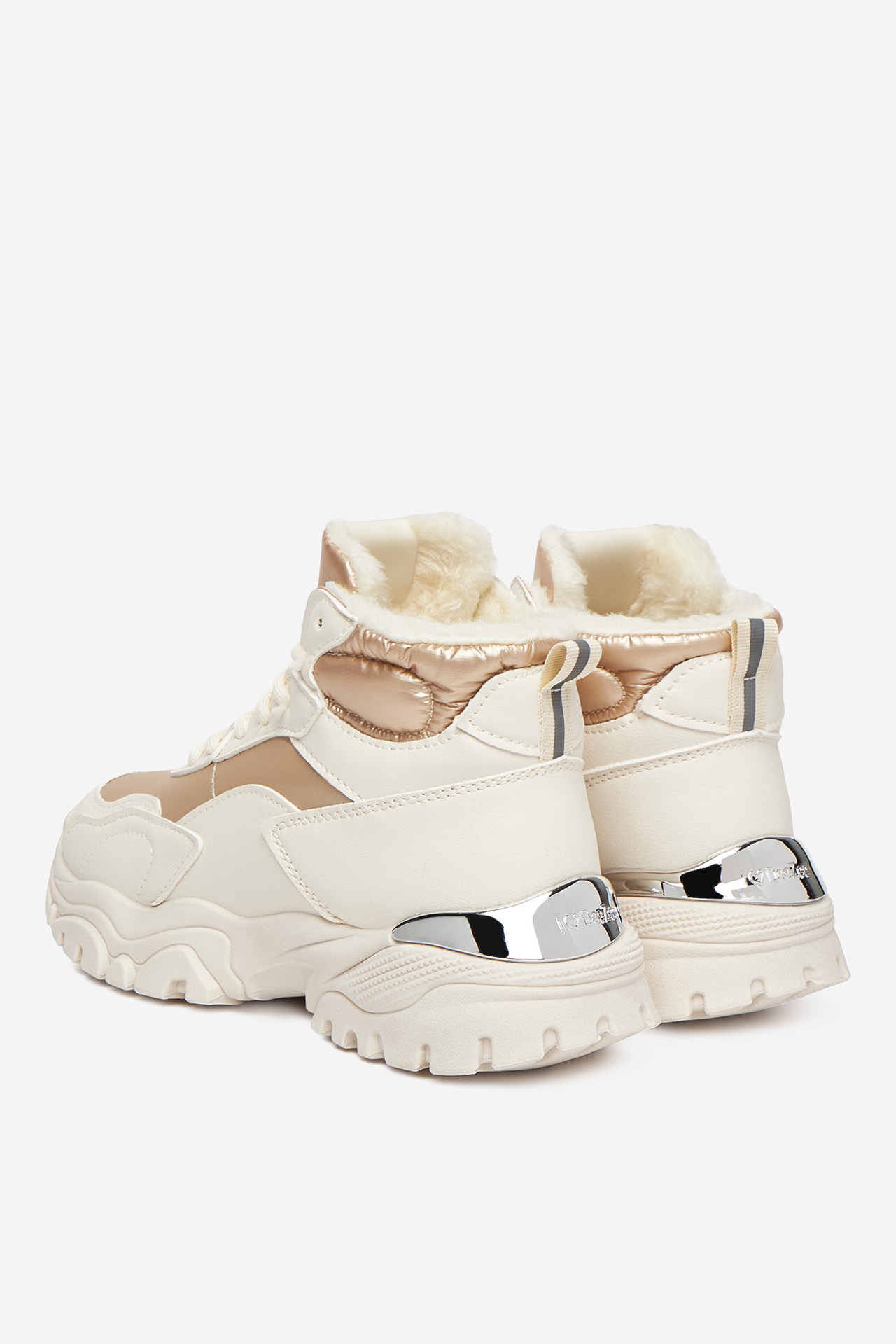 Kotníková obuv Krémová