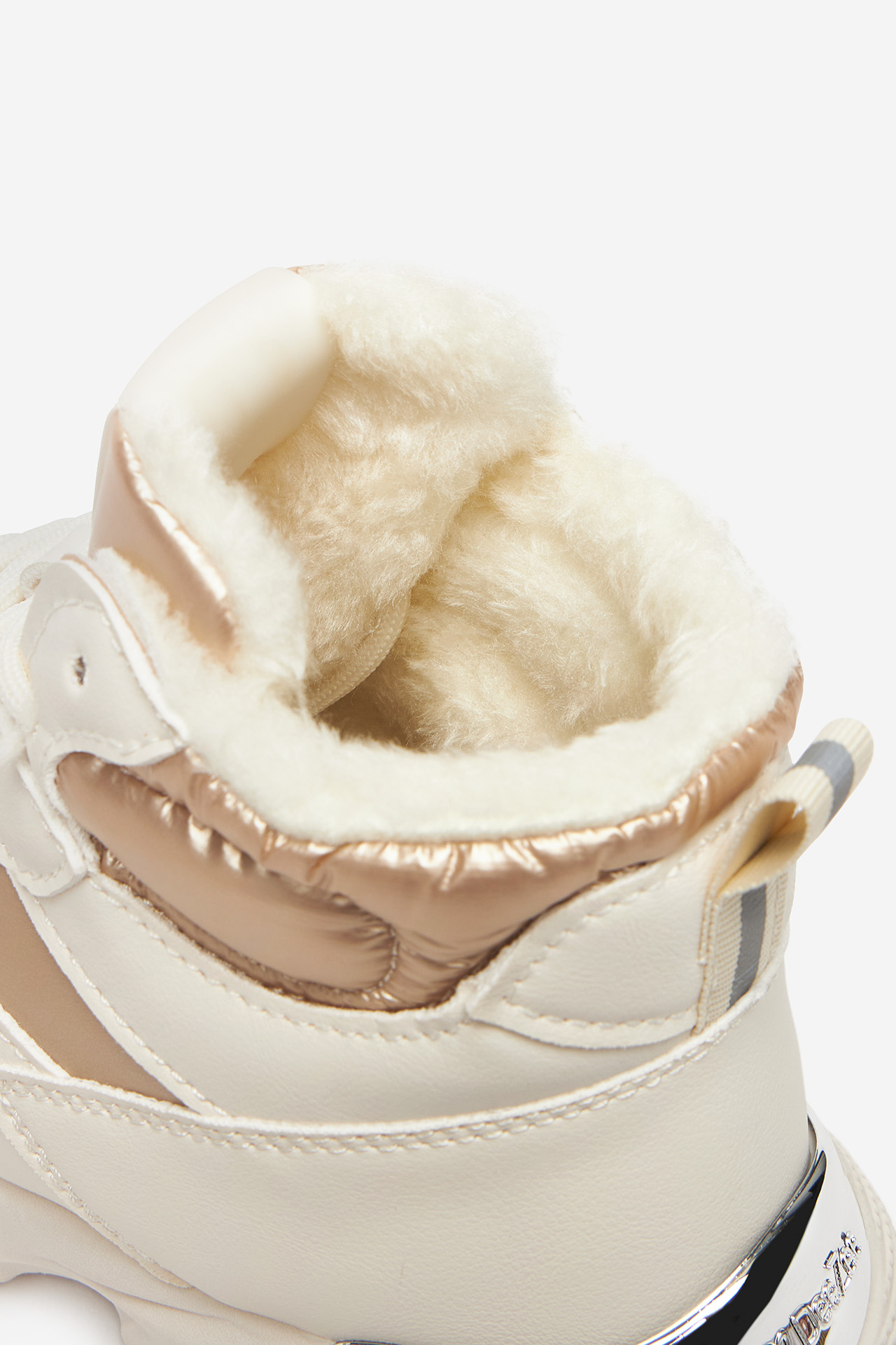 Kotníková obuv Krémová