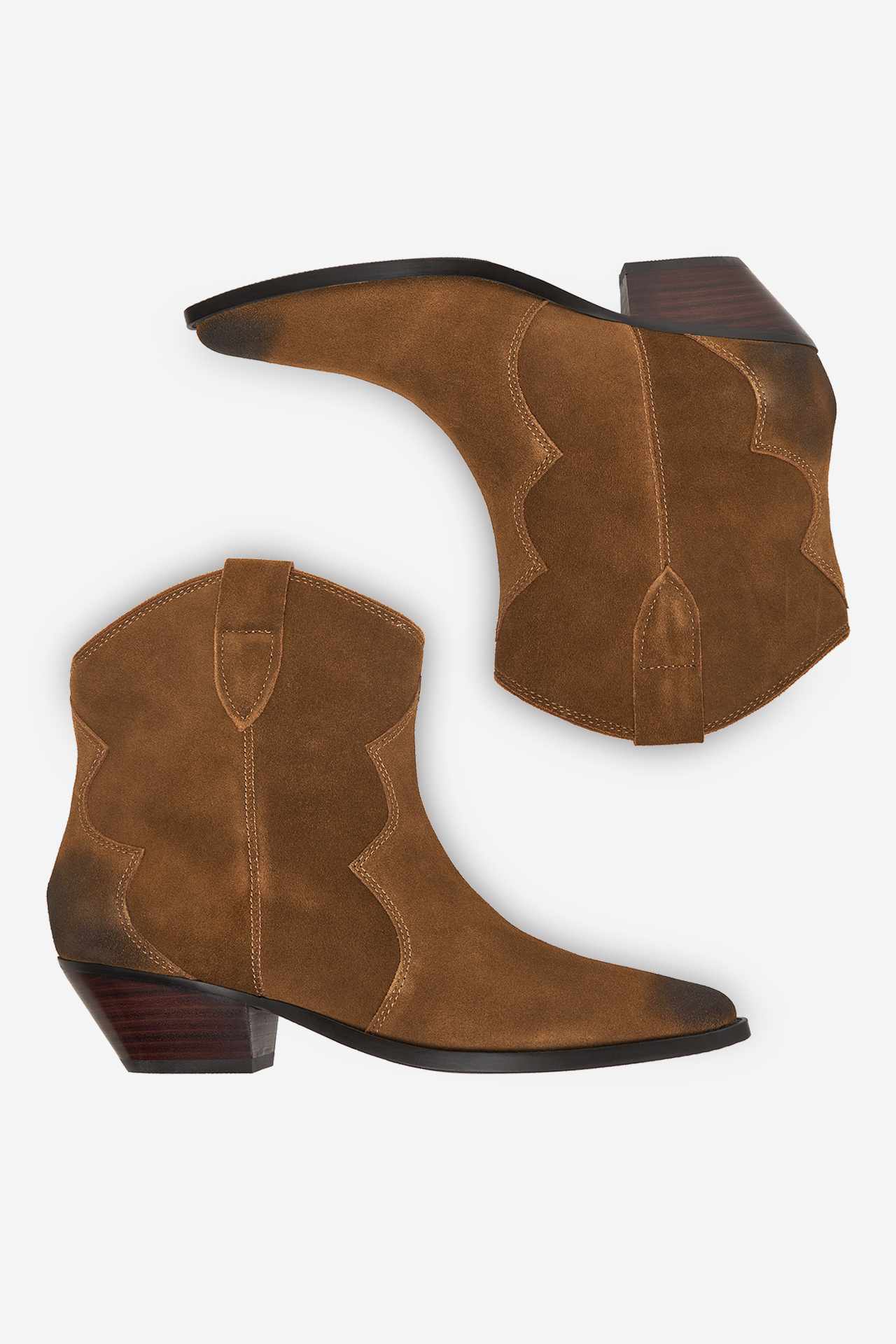 Kovbojská obuv Hnědá