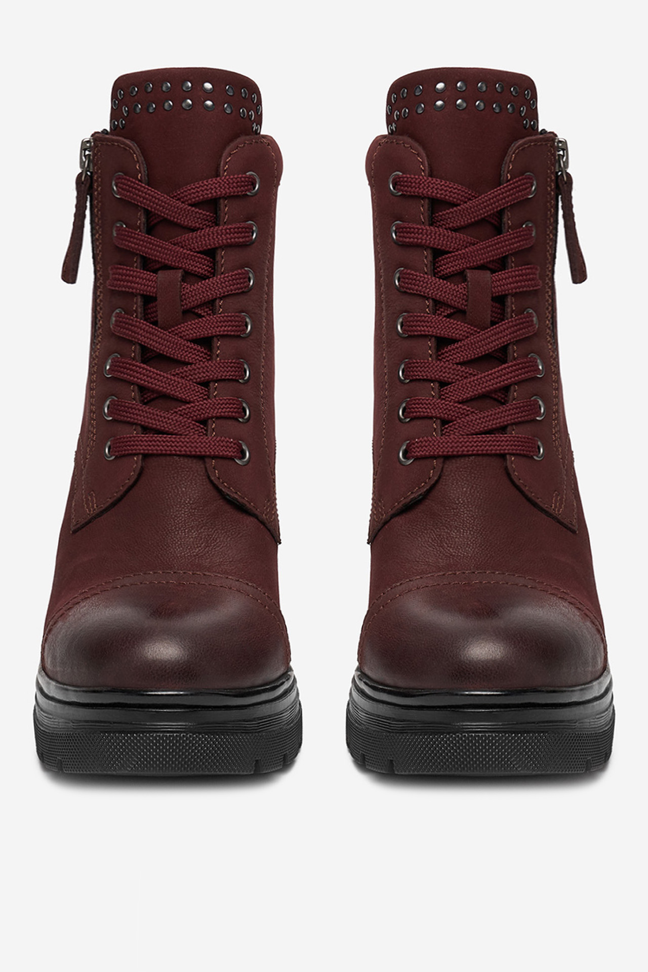 Kotníková obuv Vínový