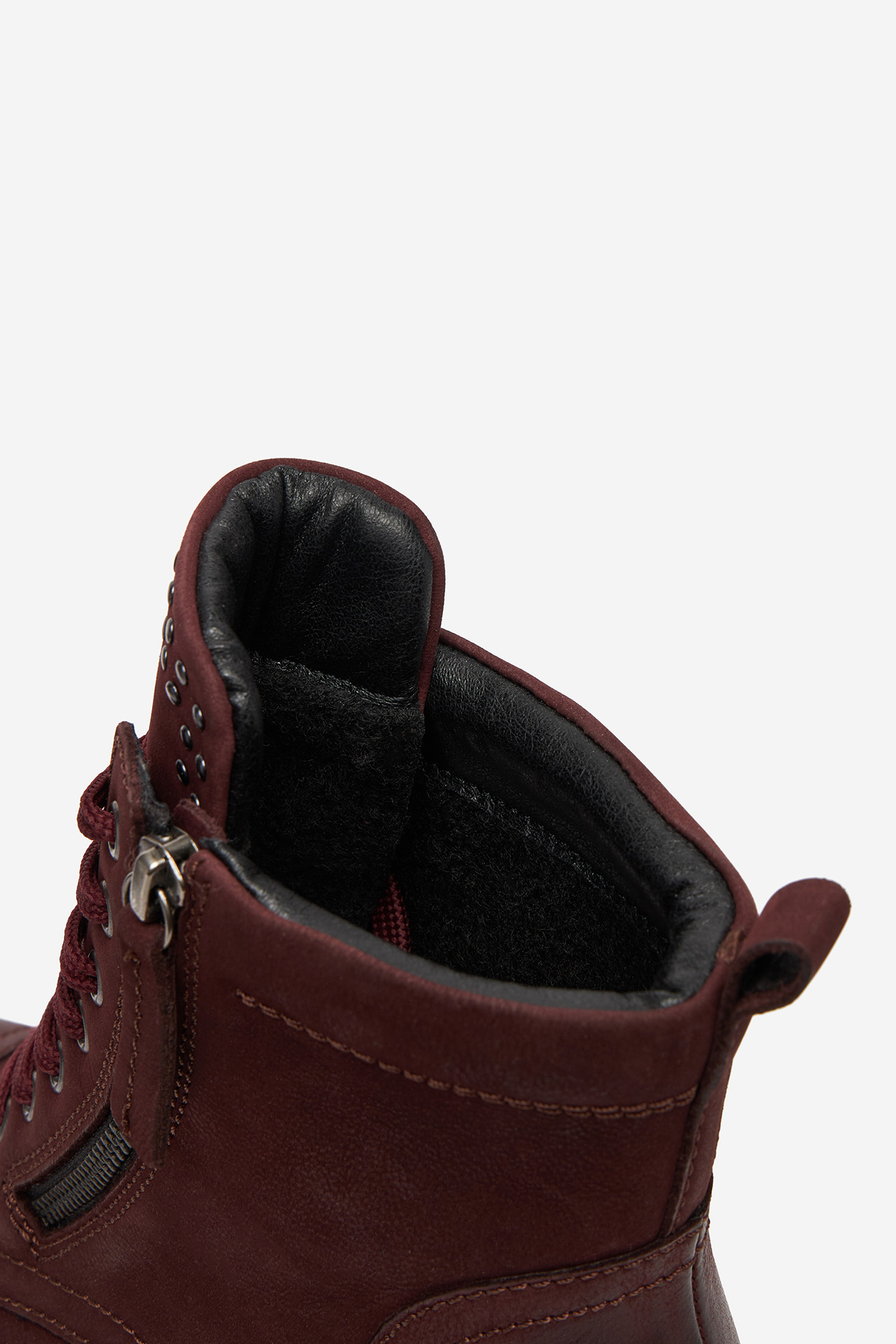 Kotníková obuv Vínový