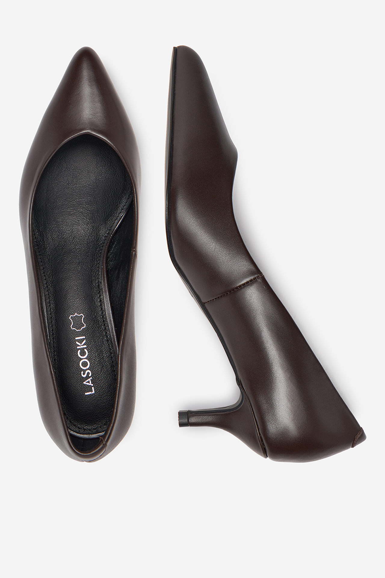 Lodičky Tmavě hnědá