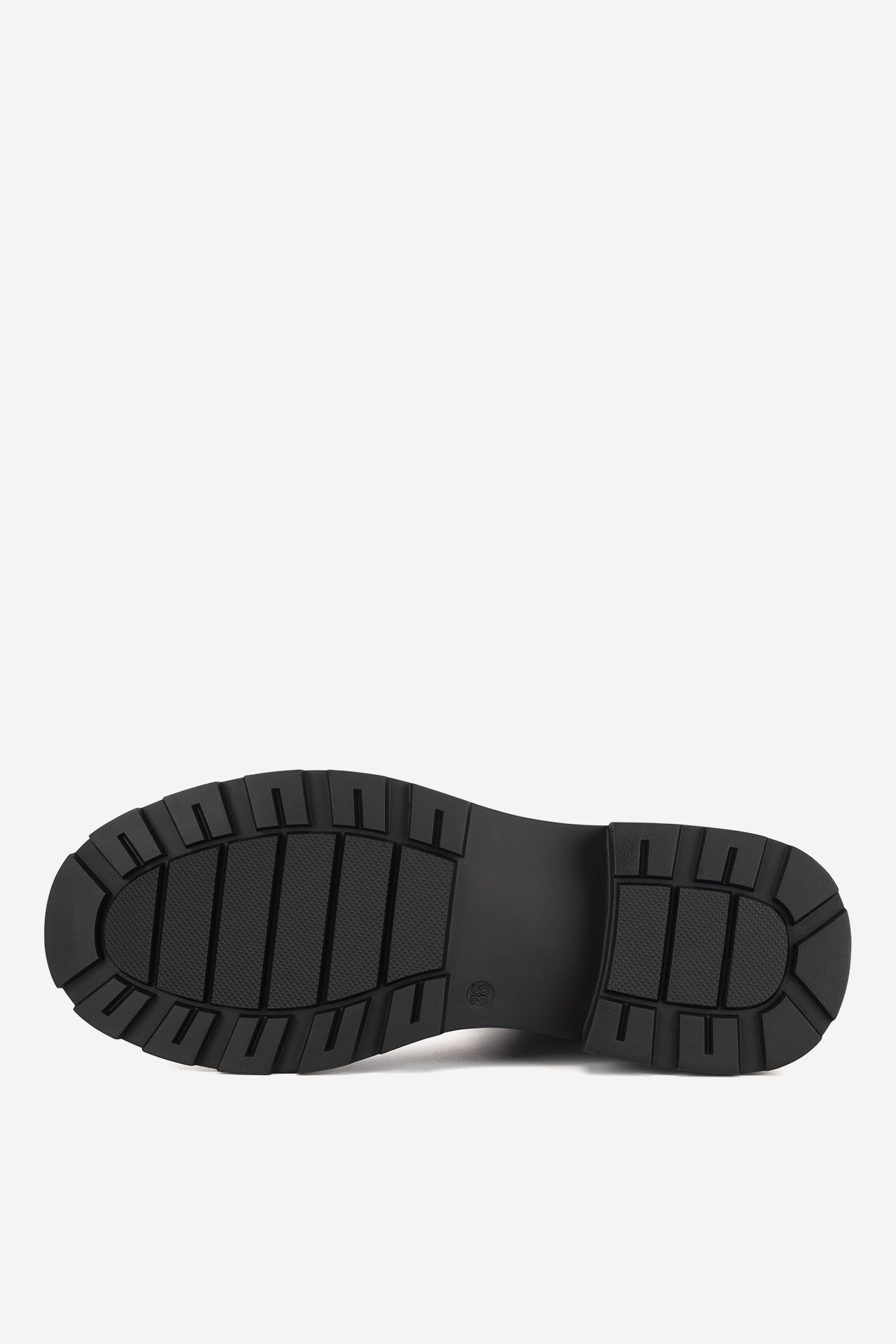 Kotníková obuv s elastickým prvkem Tmavě hnědá