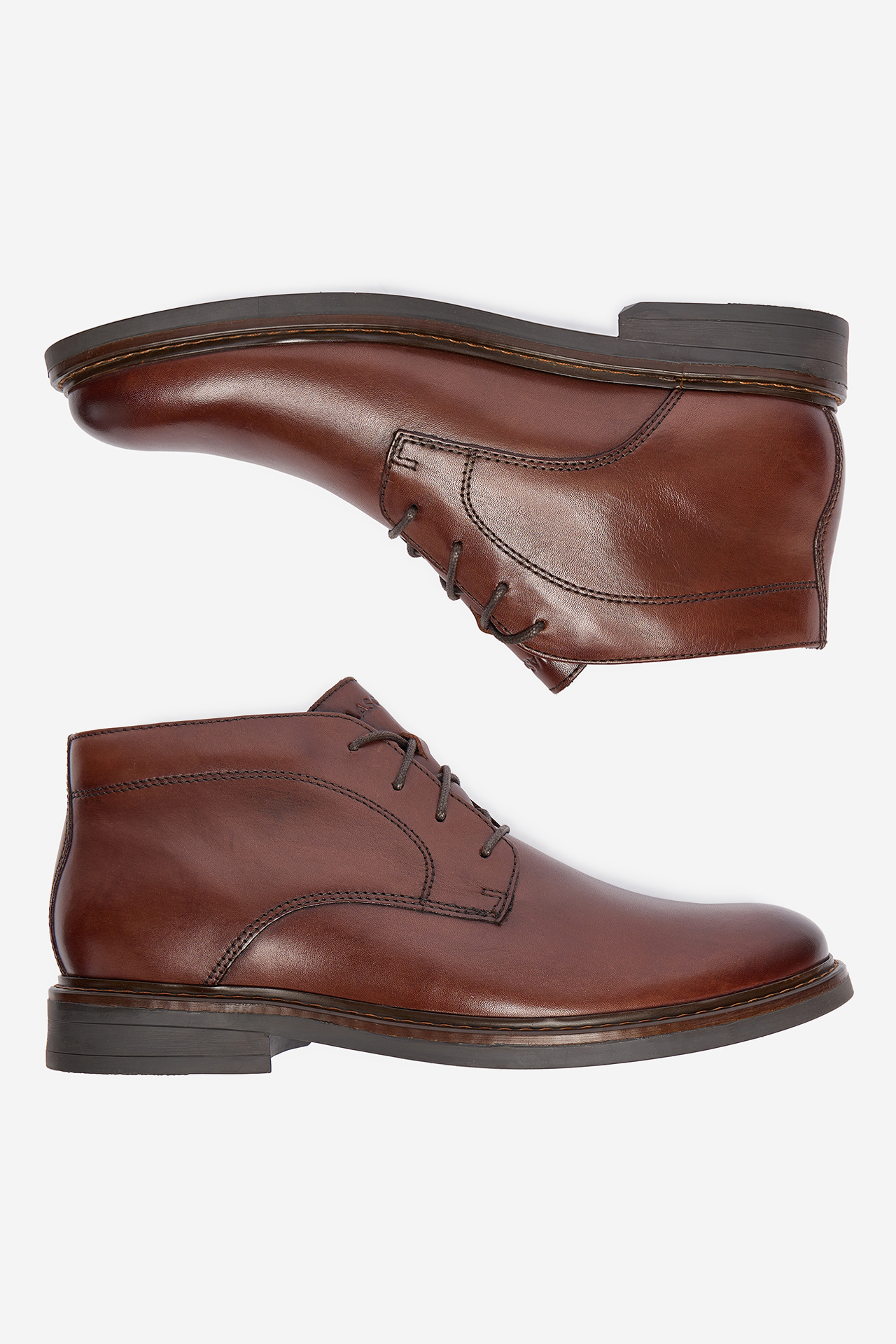 Kotníková obuv Tmavě hnědá