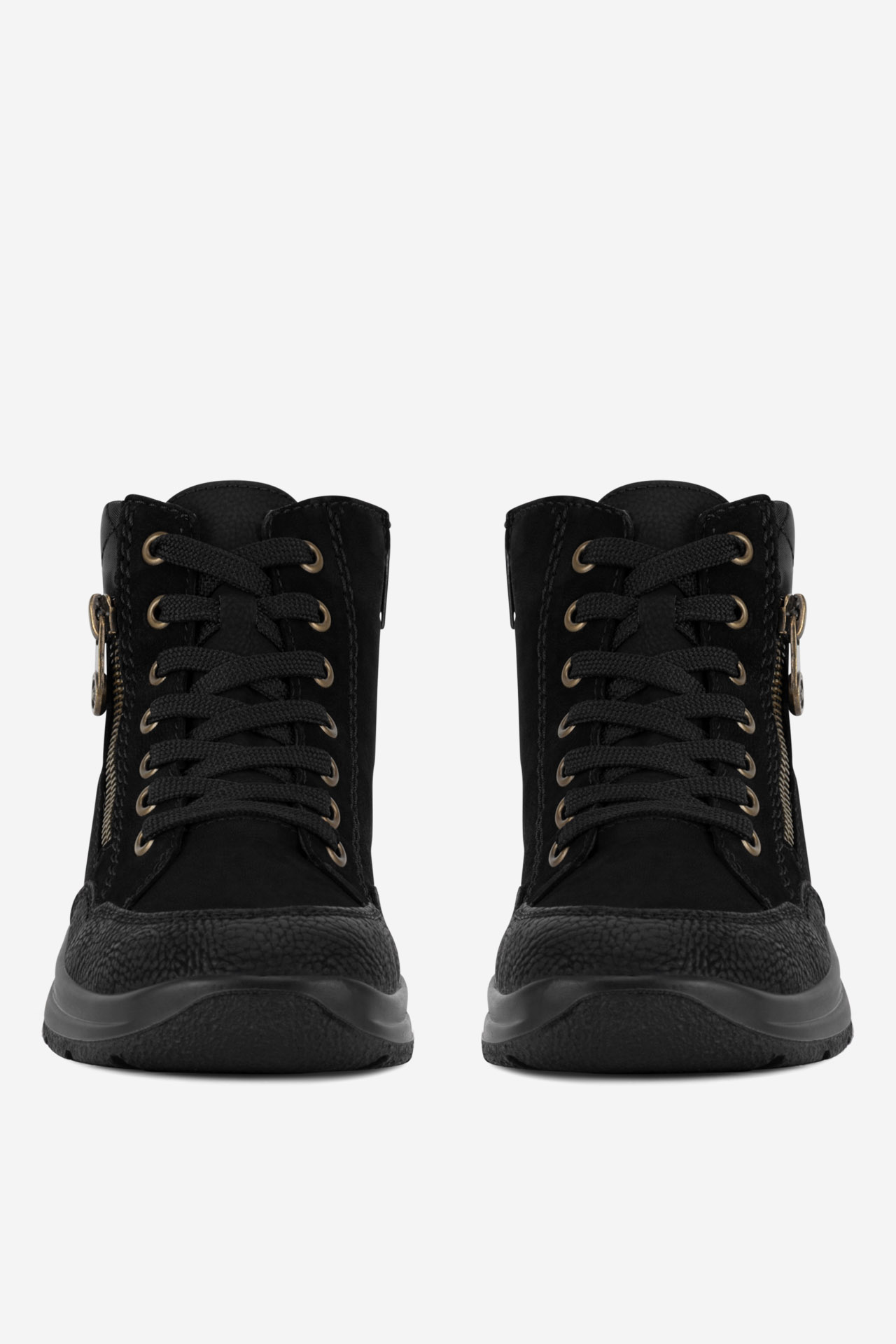 Cipele na vezanje Crno