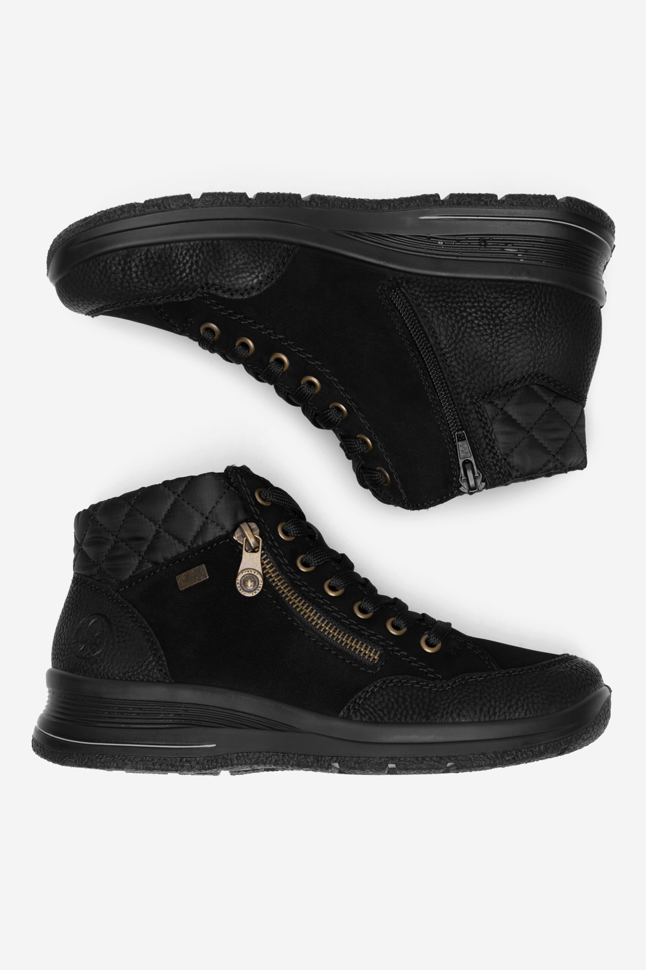 Cipele na vezanje Crno