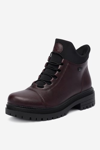 Šněrovací vyšší obuv Rieker Y3163-35 Vínový