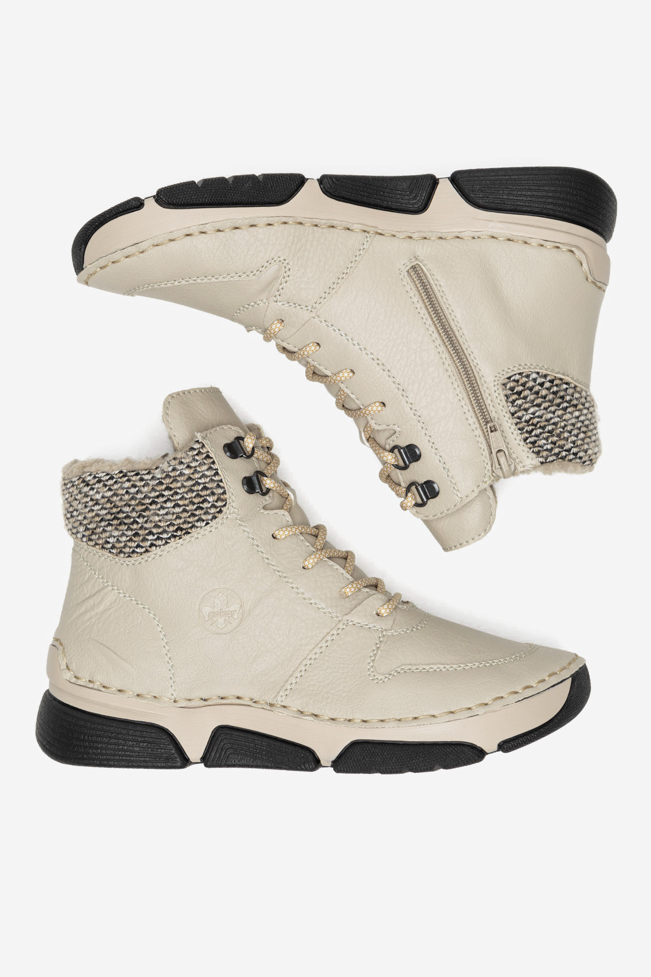 Šnurovacie topánky Béžová