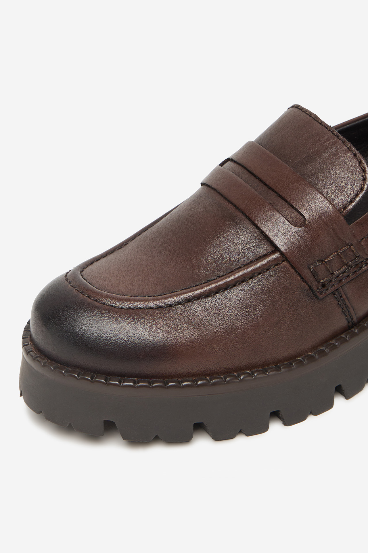 Loafersy Tmavě hnědá