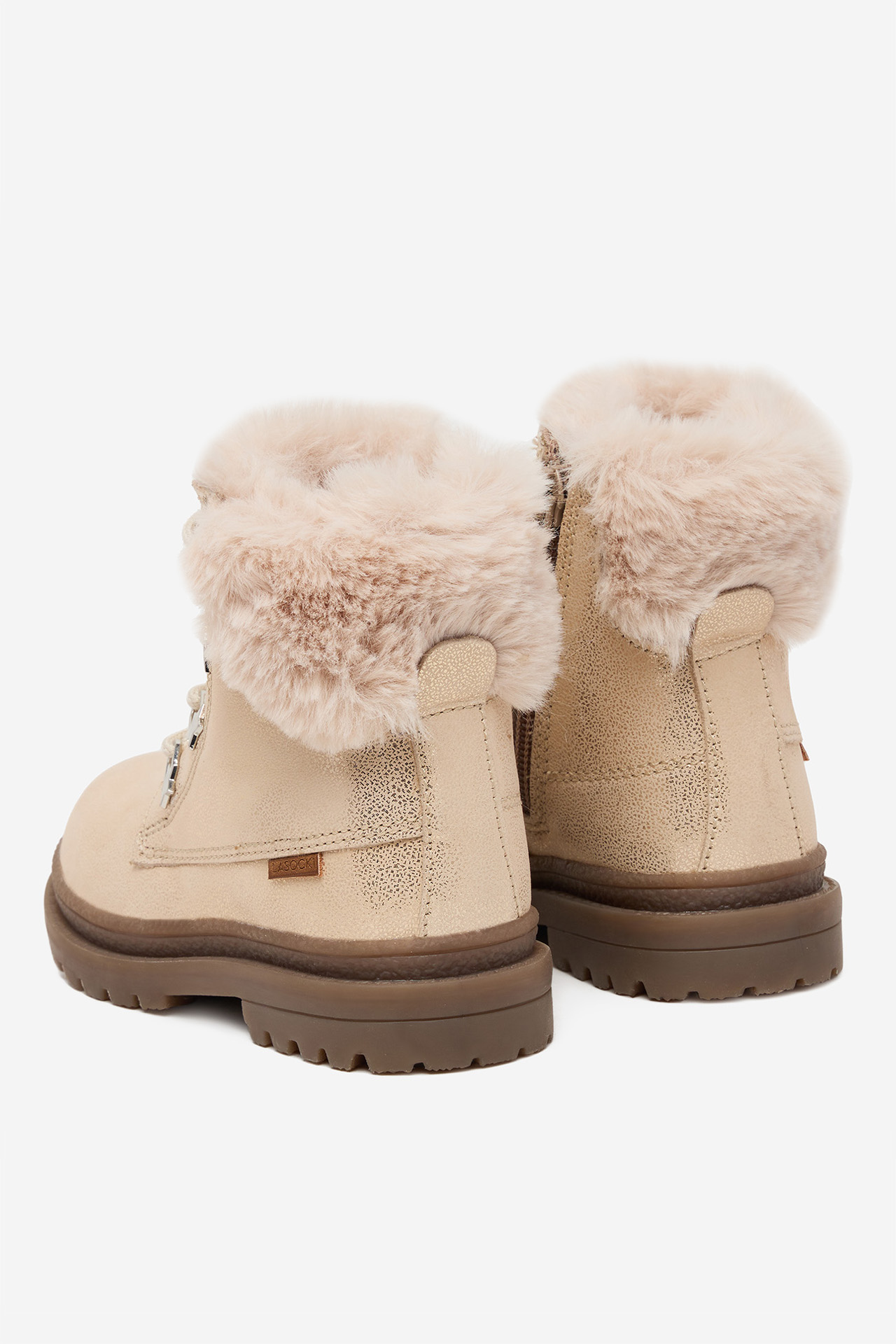 Šnurovacie topánky Zlatá