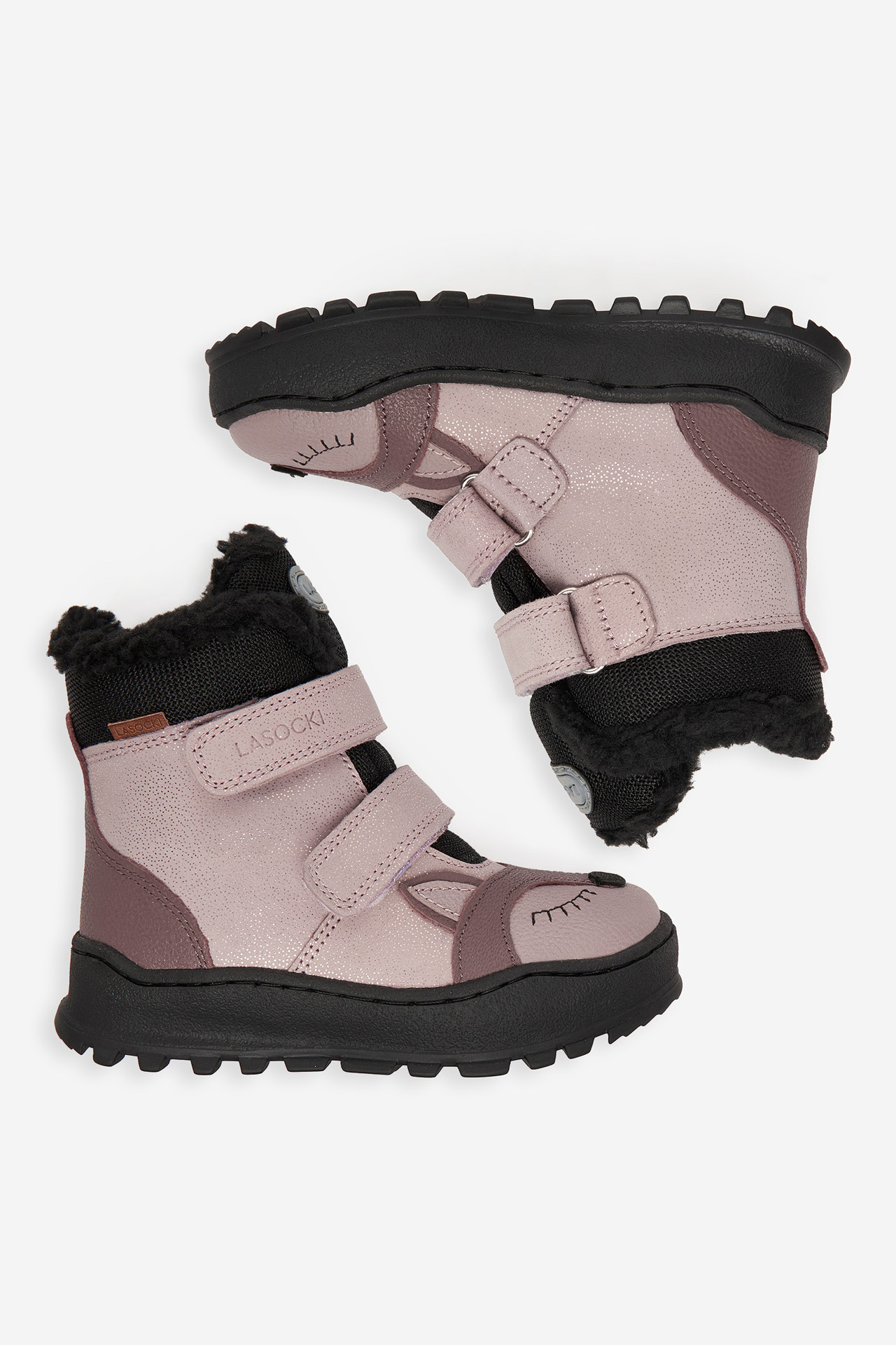 Kotníková obuv Světle fialová