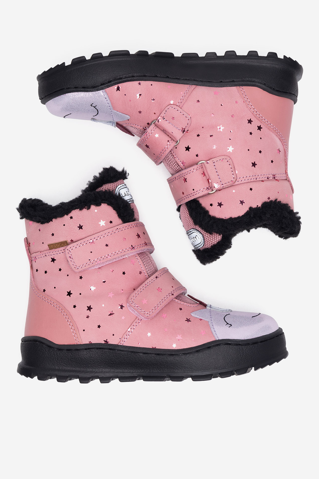 Kotníková obuv Světle růžová