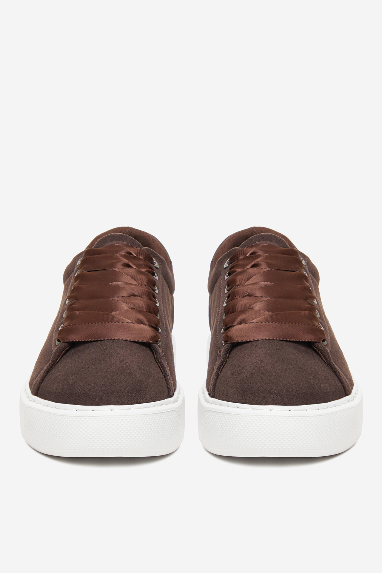 Sneakersy Tmavě hnědá