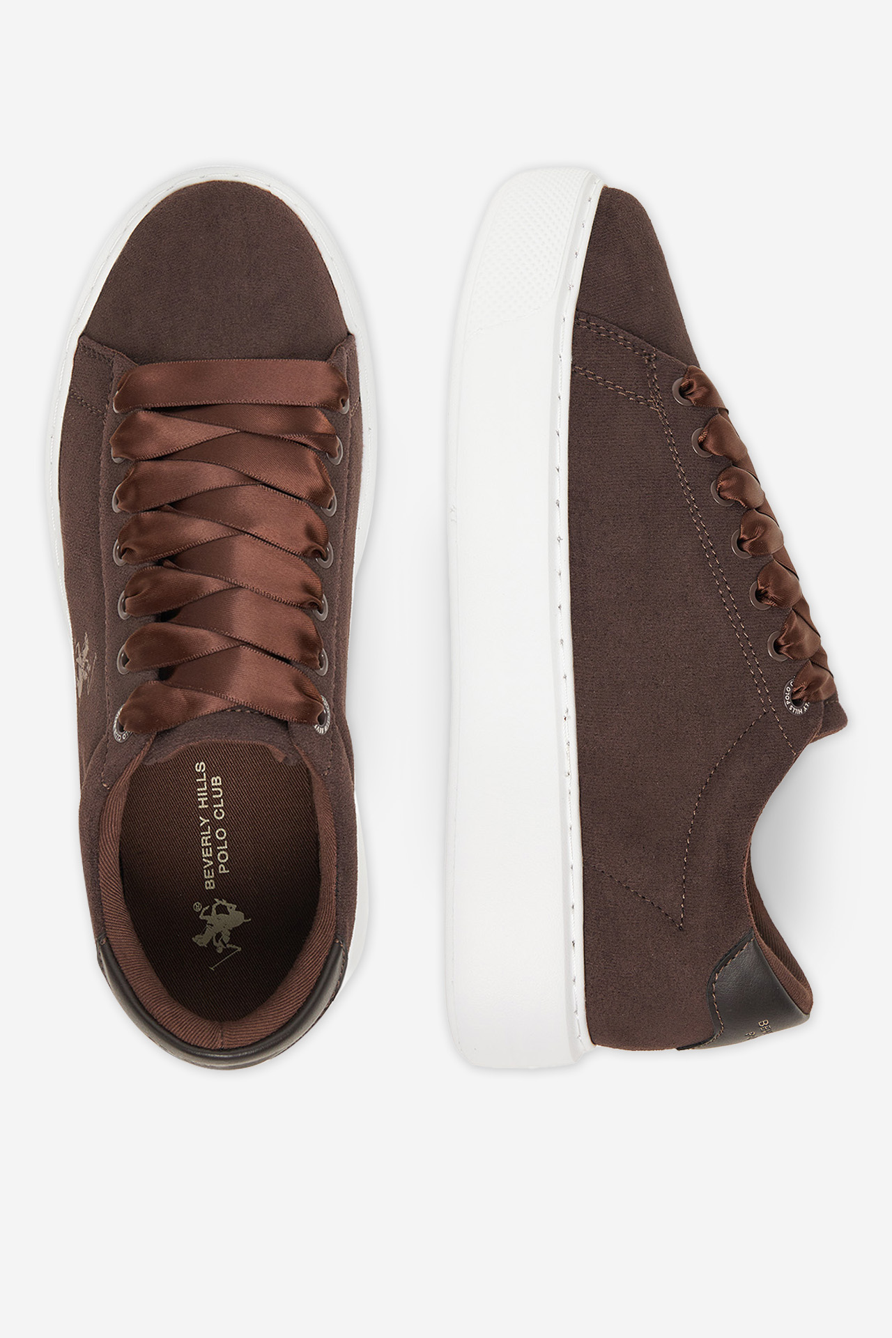 Sneakersy Tmavě hnědá