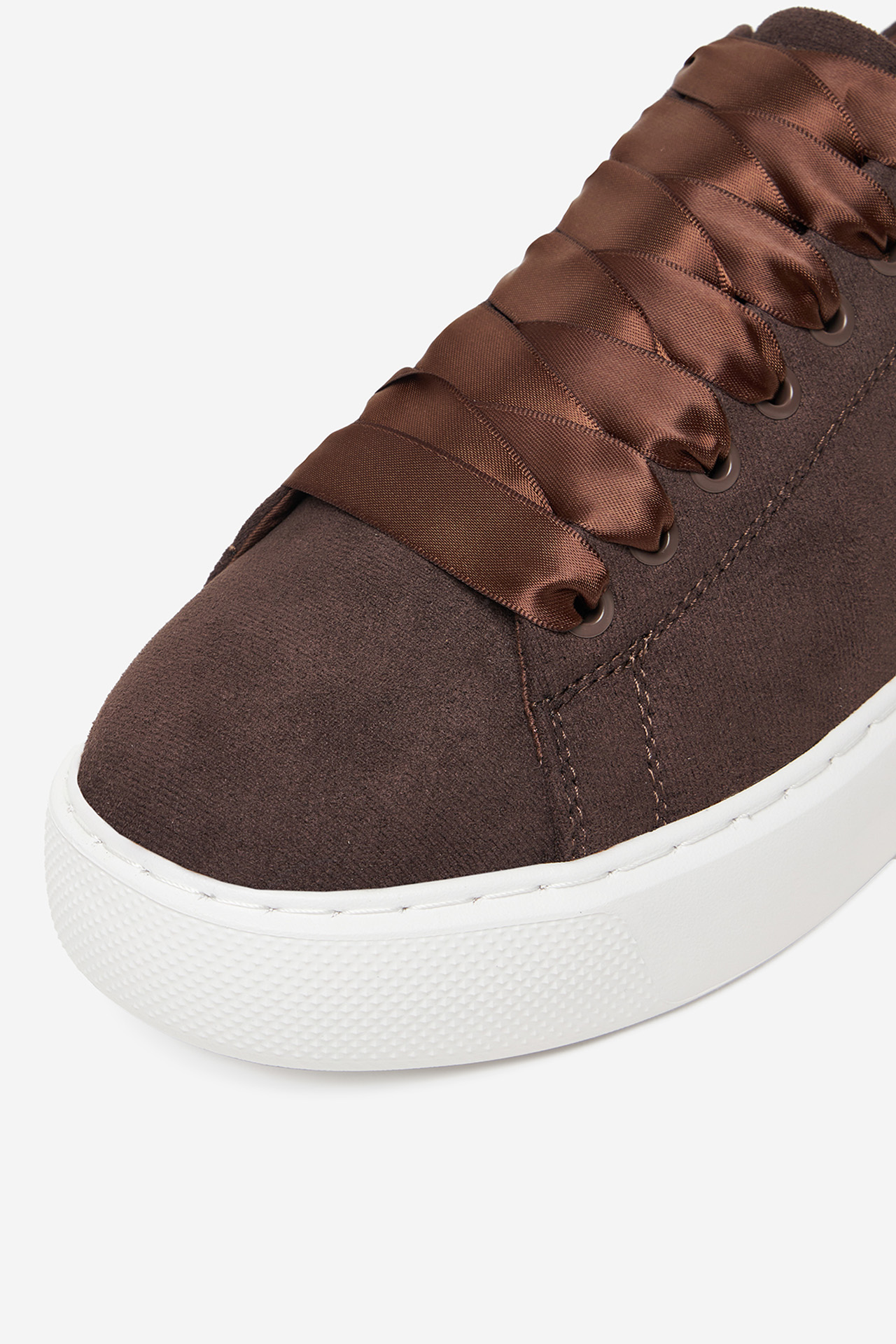 Sneakersy Tmavě hnědá