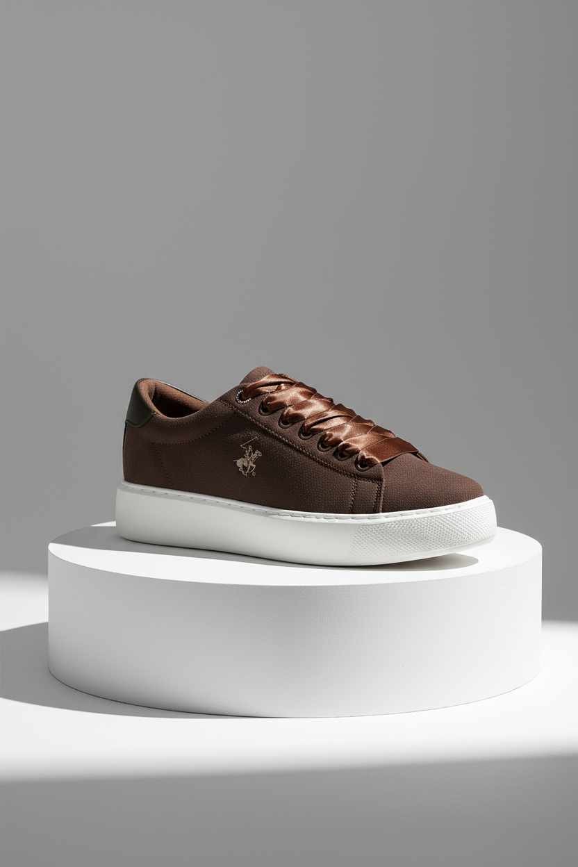 Sneakersy Tmavě hnědá