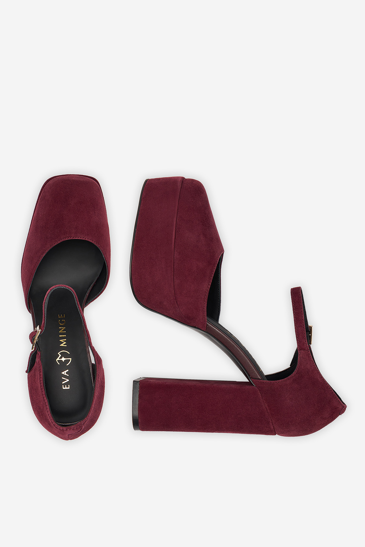 Pantofi pumps Vișiniu