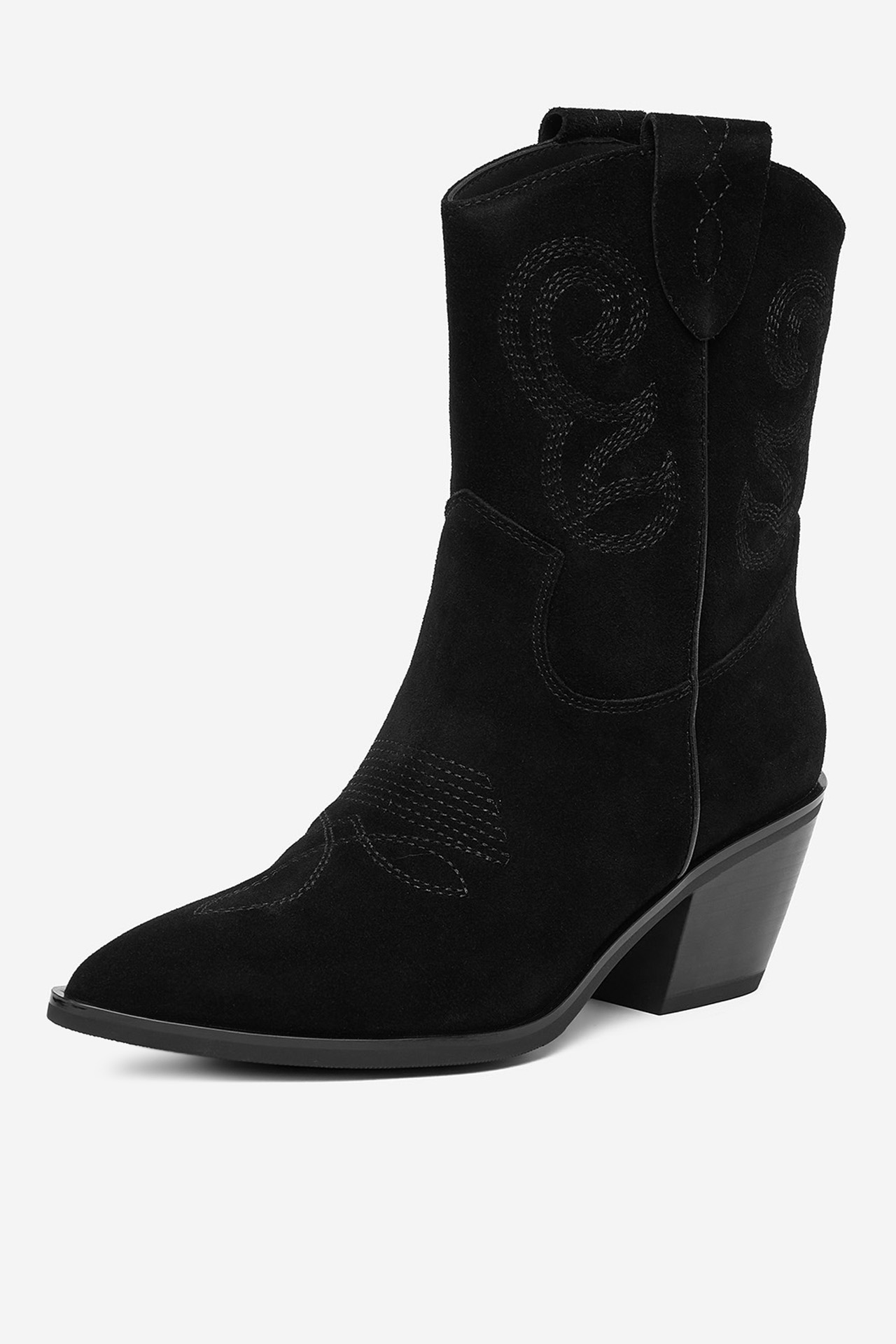 Kovbojská obuv Černá